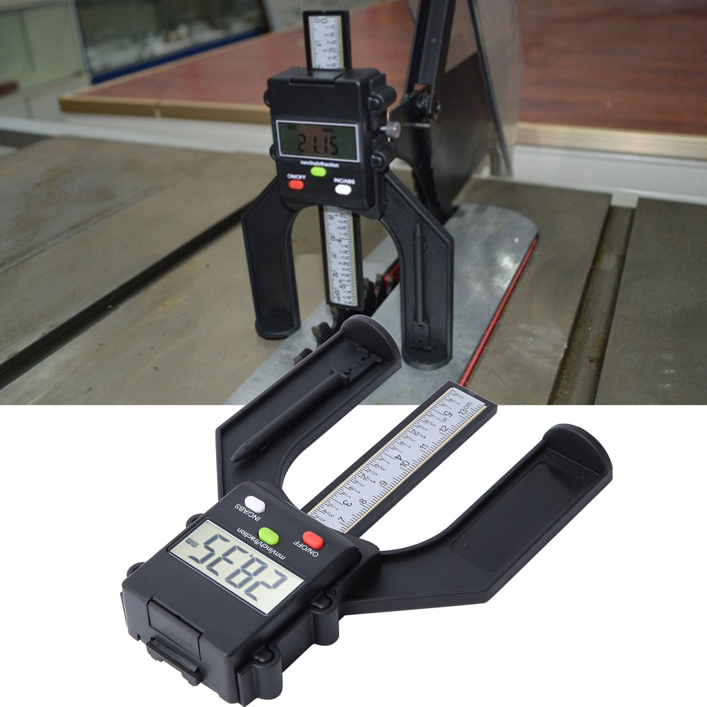1 Stück 80 Mm Magnetischer Digitaler Tiefenmesser Mit Lcd-anzeige Für Die Holzbearbeitung