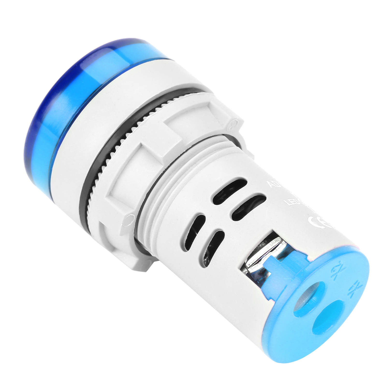 Runde Led-digitalanzeige Wechselstrom-hertz-frequenzanzeige Ad16-22dsh (blau)