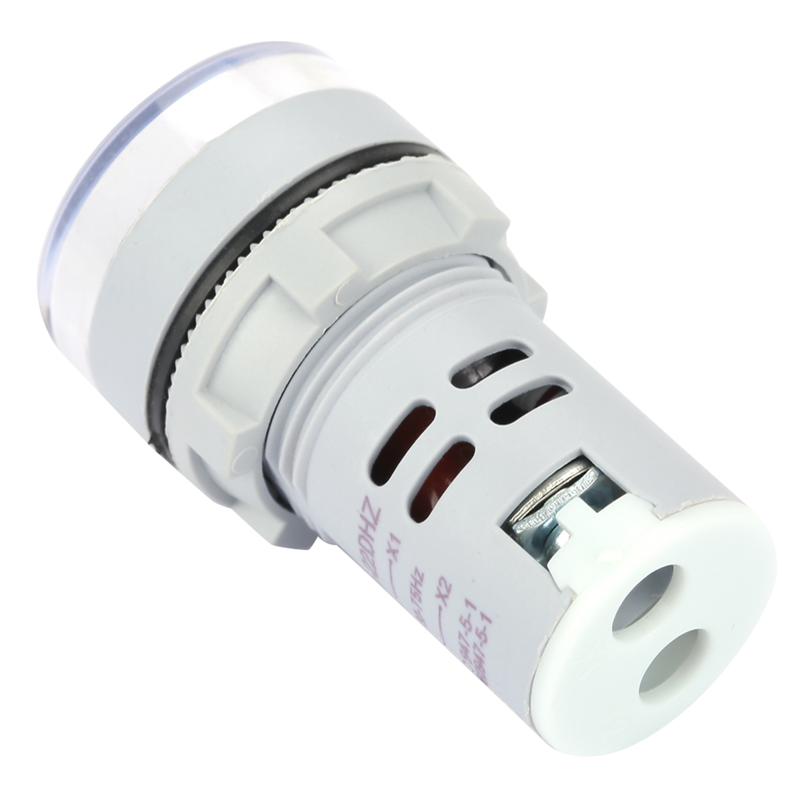 Runde Led-digitalanzeige Wechselstrom-hertz-frequenzanzeige Ad16-22dsh (weiß)