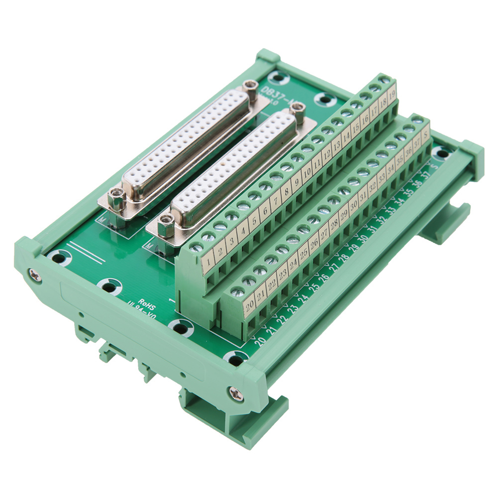 Db37-m6 Doppelkopf-din-schienen-anschlussmodul-klemmenblock Für Leiterplatten