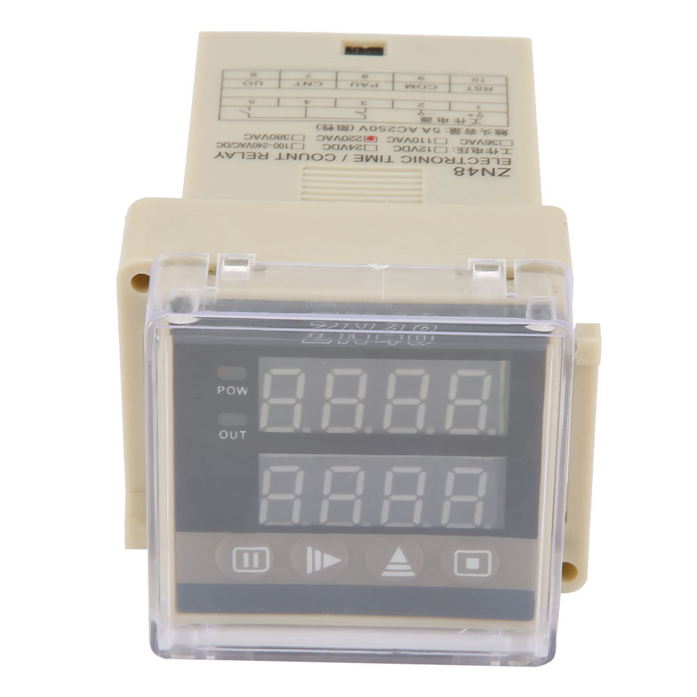 Zn48 Digitales Zeitrelais-messgerät, Multifunktions-drehzahl- Und Frequenzmesser, Ac220v