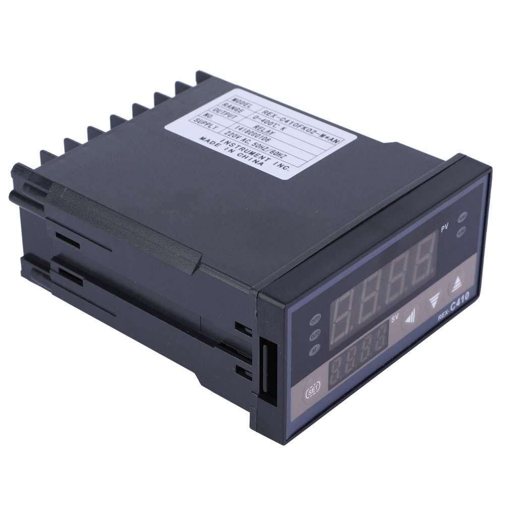 Rex C410 Einstellbarer Relais-steuerausgang Digitaler Temperaturregler Thermostat Ac220v