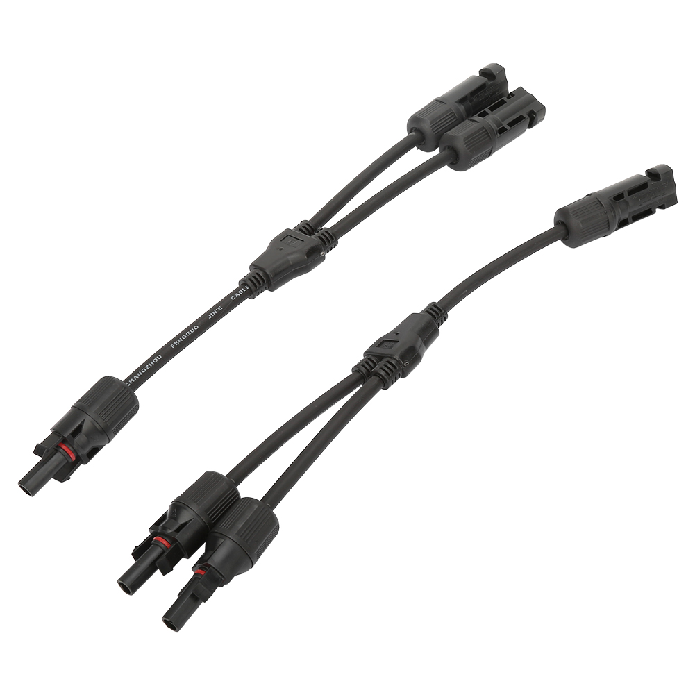 1 Paar Y-splitter-solarpanel-adapterkabel