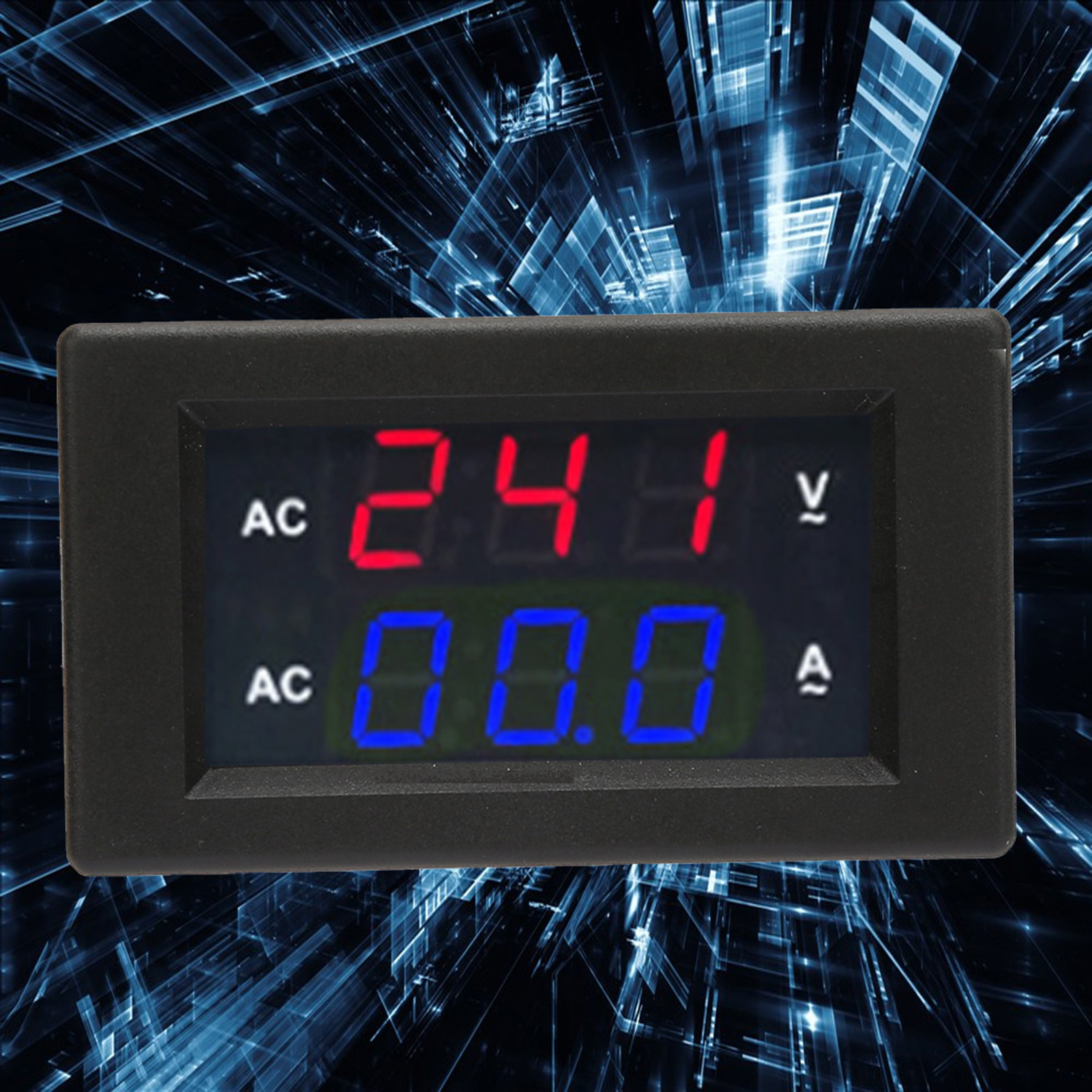 Led-digitalanzeige Ac 100300v Voltmeter 0-50a Amperemeter (rot-blau)