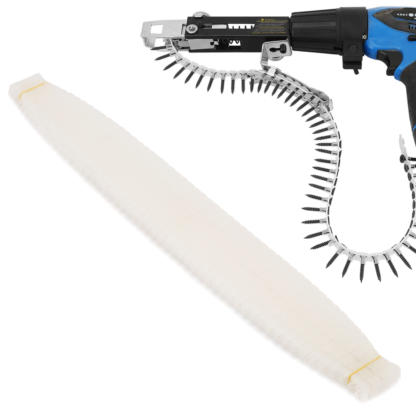 Automatisches Nagelgerät Mit Lithiumbatterie, Adapterschraube, Leerer Kette, Holzbearbeitungswerkzeug