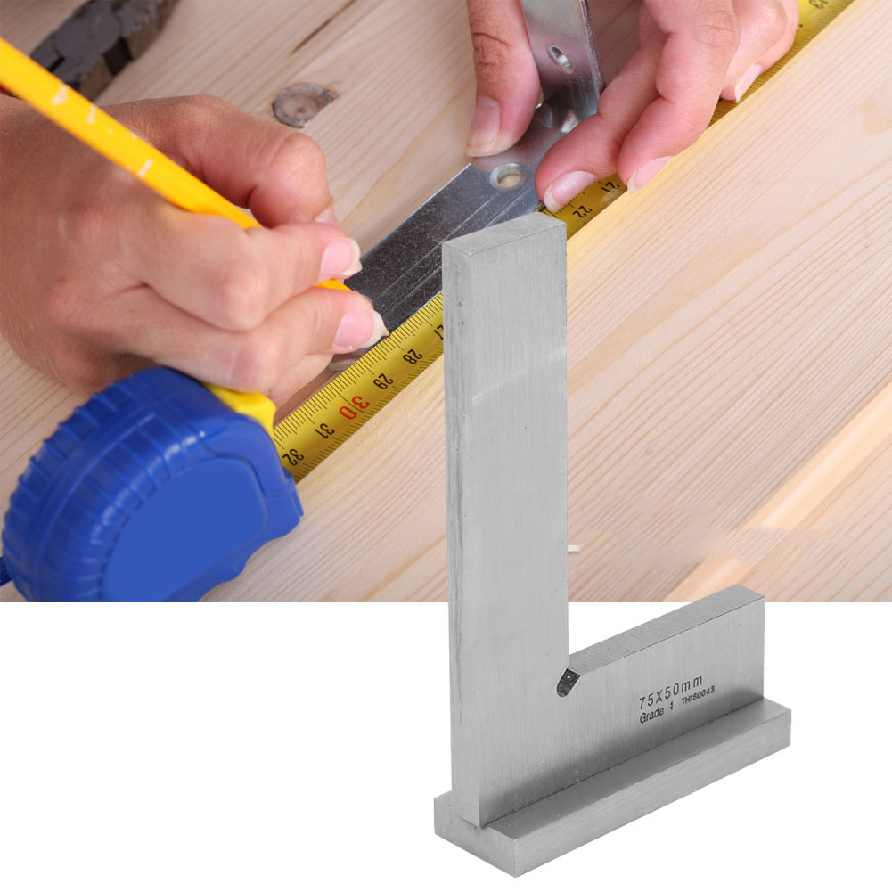 Hochpräziser, Flacher 90°-winkelmesser Aus Kohlenstoffstahl Mit Spannfutter, Maschinenbauwerkzeug Nr. 2
