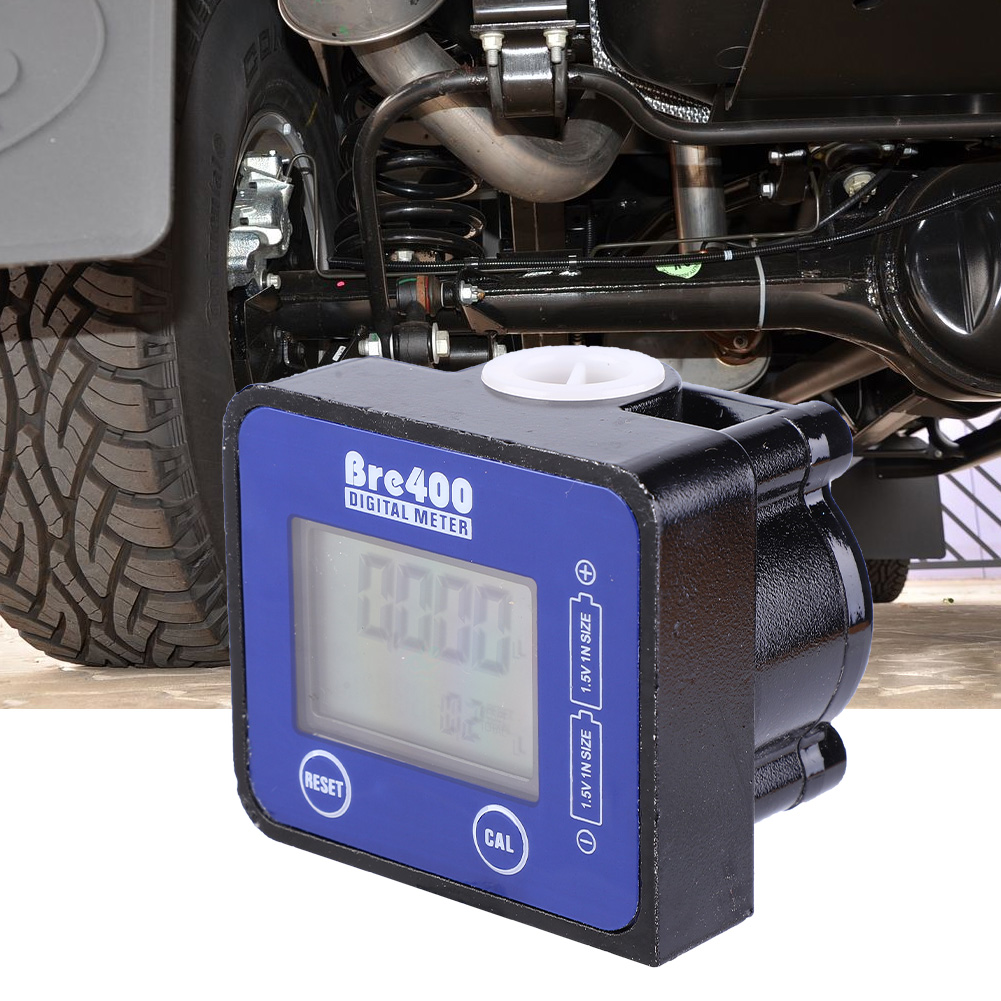 Dieselkraftstoff-durchflussmesser Aus Aluminiumlegierung Mit Blauem Lcd-display Und Hoher Genauigkeit (1/2")