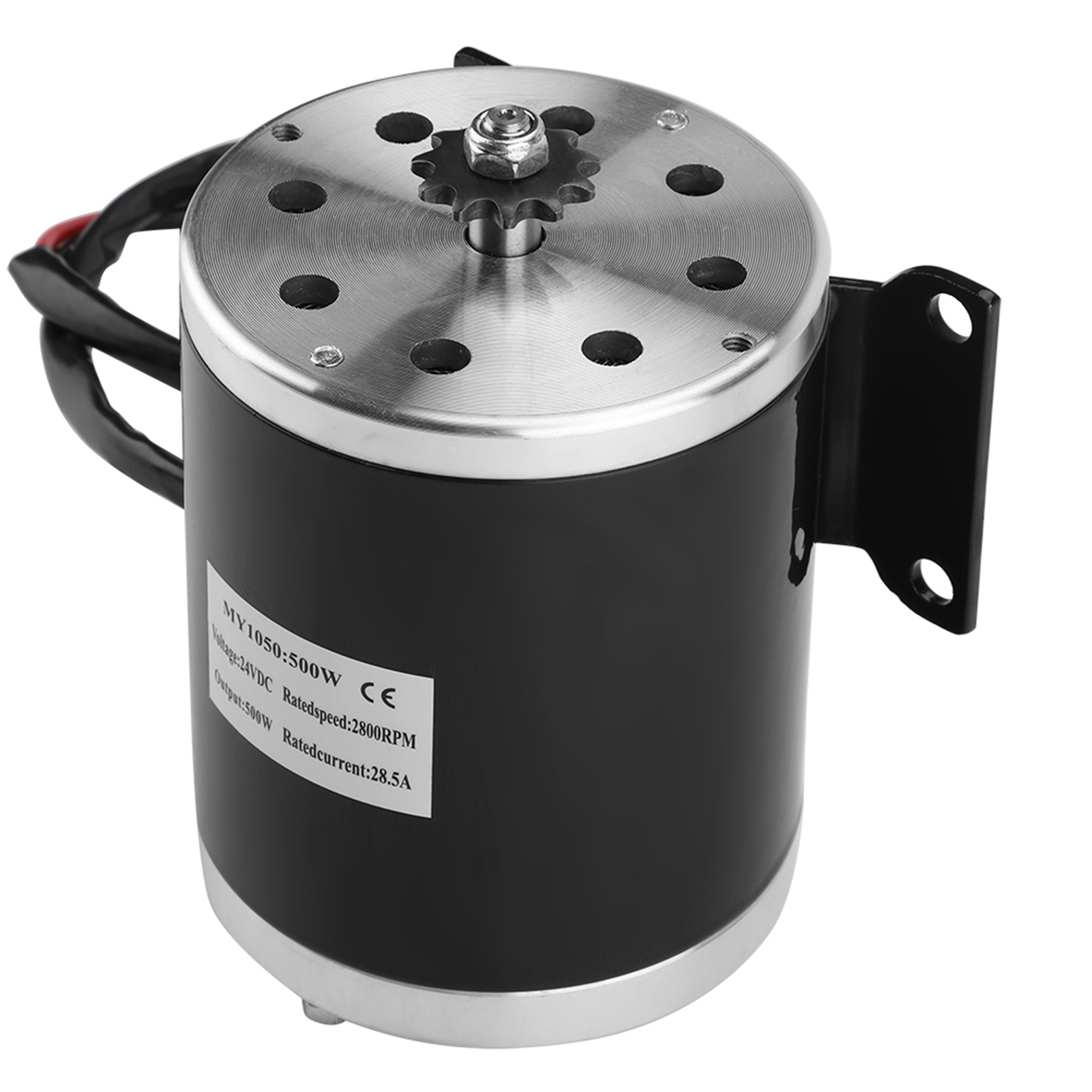 500-w-gleichstrom-24-v-elektromotor Mit Bürsten Und Halterung Für Den Selbstbau Von Elektrorollern, Elektrofahrrädern Und Go-karts