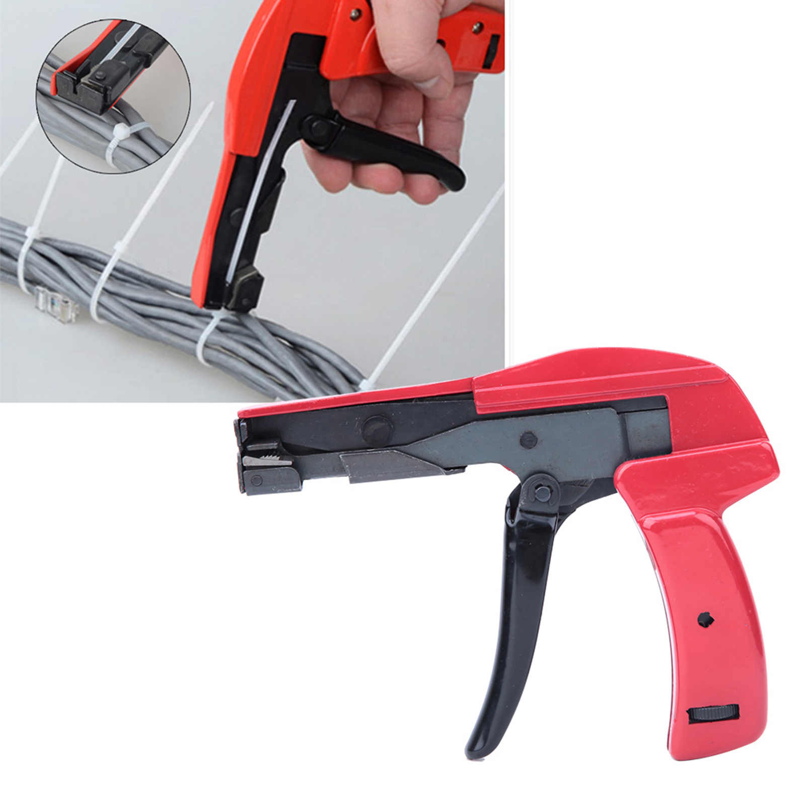 Kabelbinderpistole – Befestigungs- Und Schneidewerkzeug Für 2,4–4,8 Mm Nylon-kabelbinder