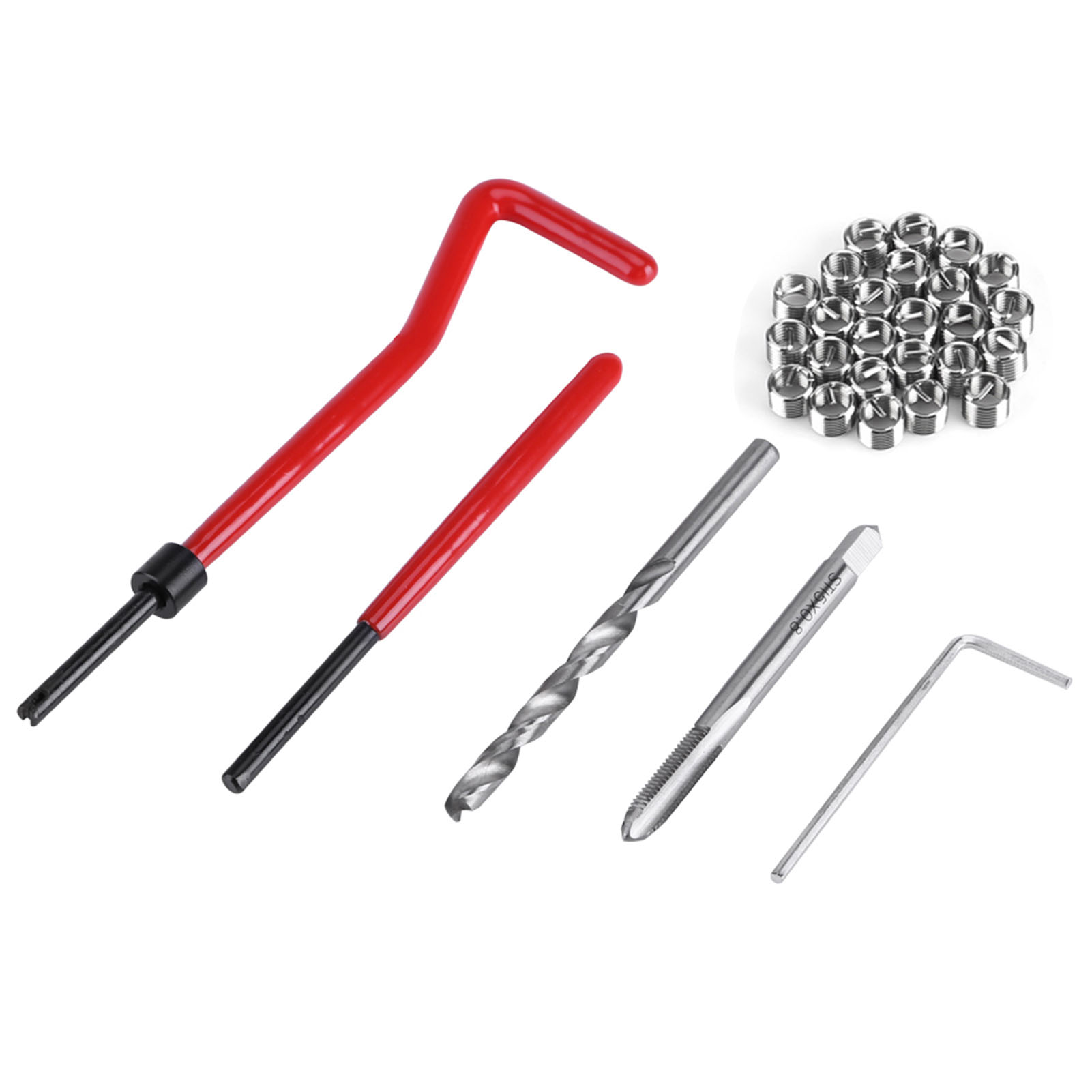 30-teiliges M5-gewindereparaturset, Kompatibles Handwerkzeugset Für Autoreparaturen (m5)