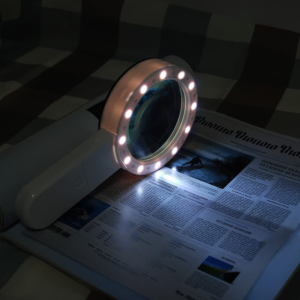 30-fache Led-lupe Mit Licht, Handlupe