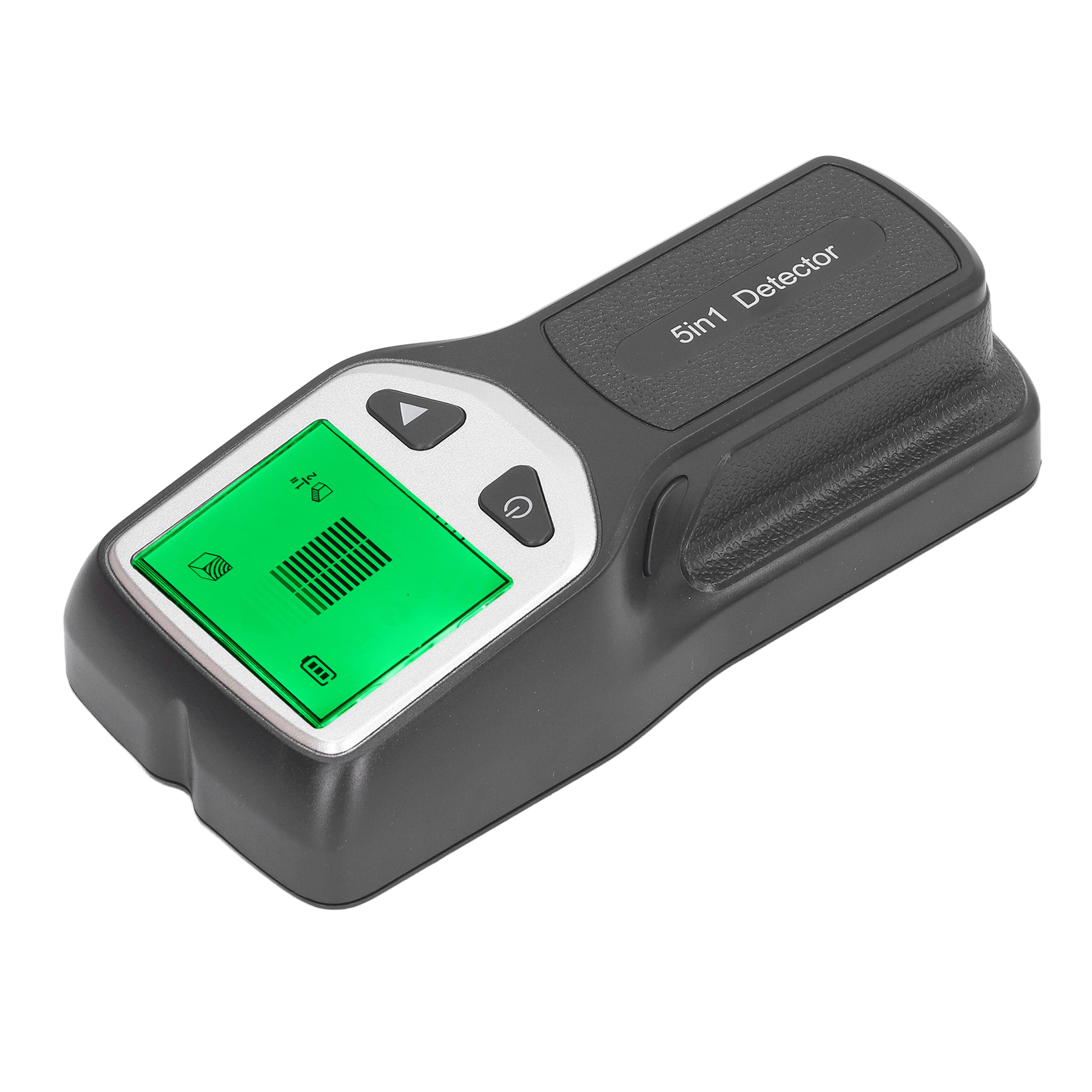 Praktischer 5-in-1-wandscanner Mit Hd-lcd-display Zur Erkennung Von Wänden Aus Metall, Holz Und Drähten (schwarz)