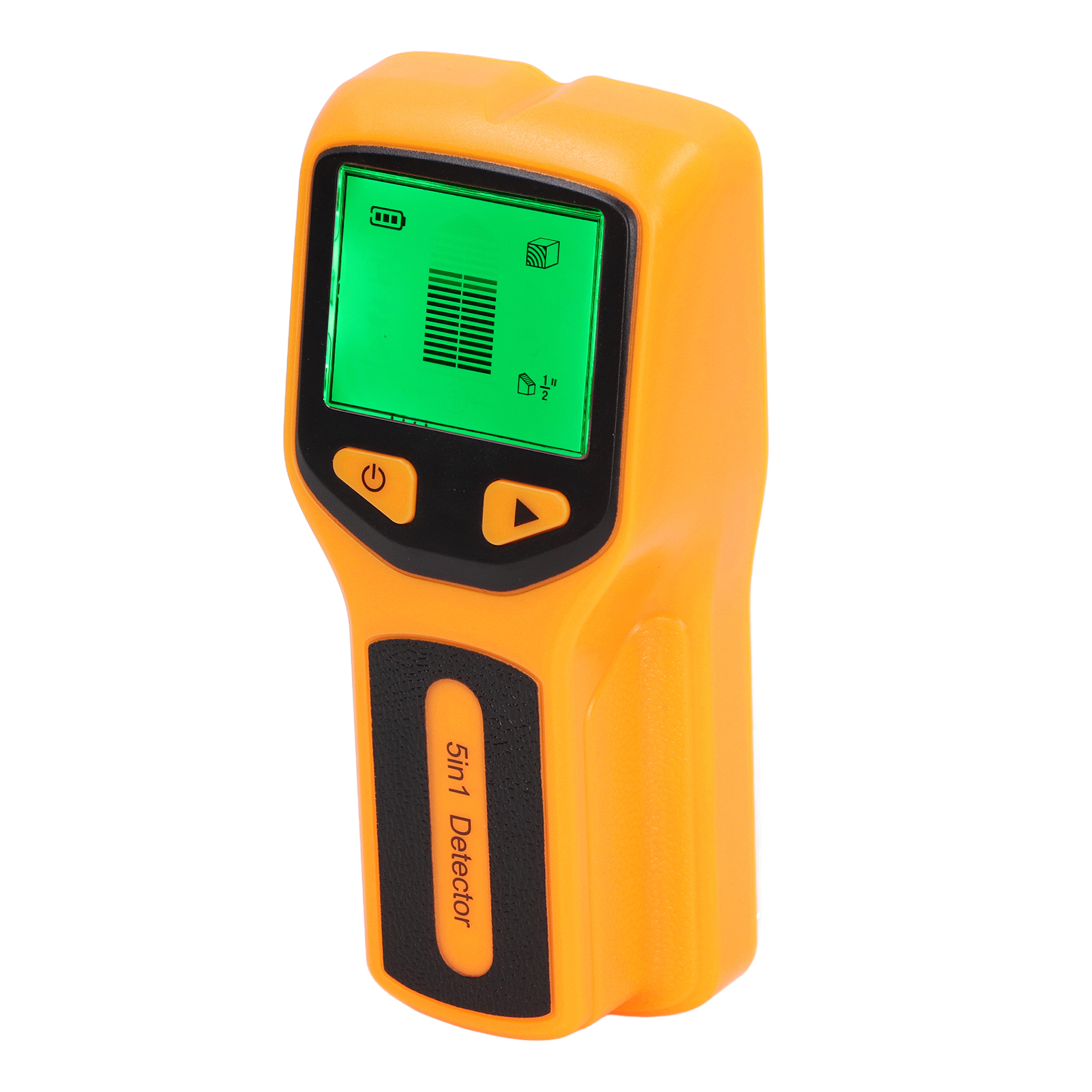 Praktischer 5-in-1-wandscanner Mit Hd-lcd-display Zur Erkennung Von Wänden Aus Metall, Holz Und Drähten (orange)