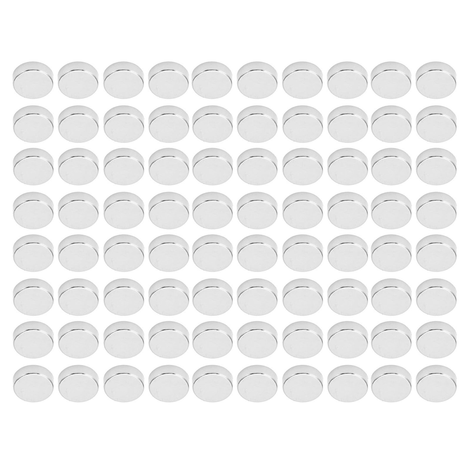 80 Runde Neodym-magnete, Langlebig, Stark Magnetisch, Glänzend, Hell, Klein, Für Zuhause Und Schule