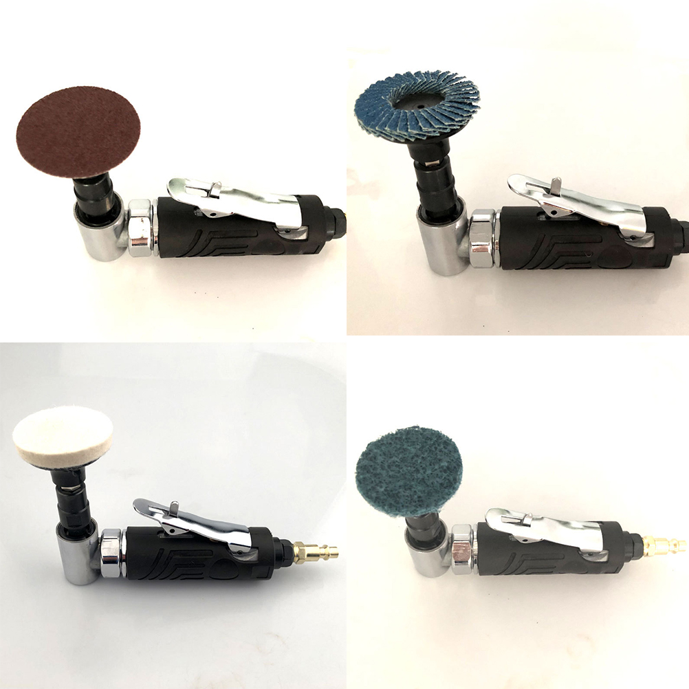 6-mm-druckluft-winkelschleifer, 90°-druckluftschleifer, Trennschleifer, Polierer, Fräs- Und Gravierwerkzeugset Mit Schraubenschlüssel