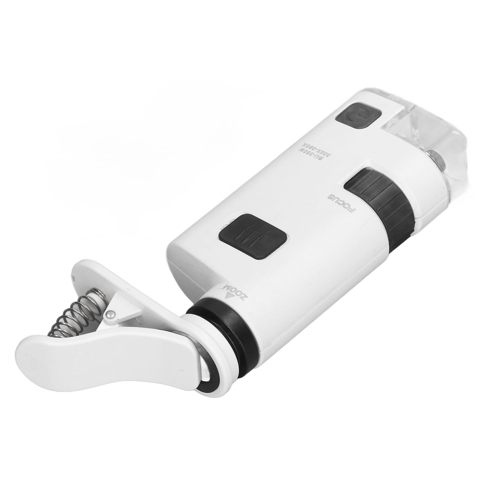 Led-handmikroskop Mit Universalclip, Abnehmbar, 300-350-fache Vergrößerung, Beleuchtet, Im Taschenformat