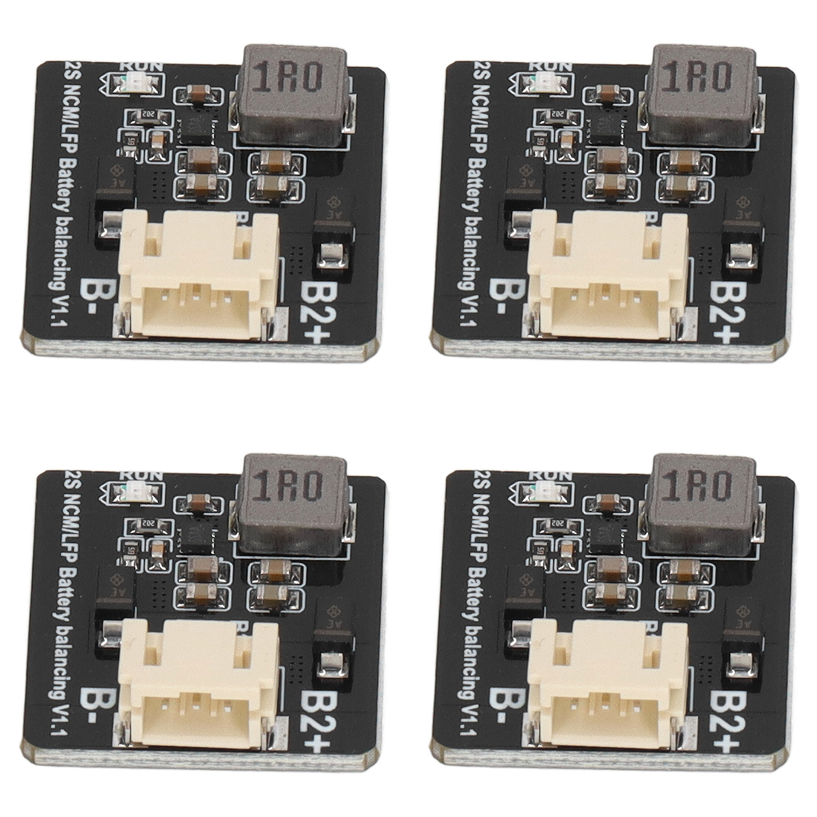 Aktives Balancer-kit Für 4 Lithium-batterien, Induktive 2-draht-batteriestromübertragungsplatine (1,2 A) Für Die Schaltungswartung