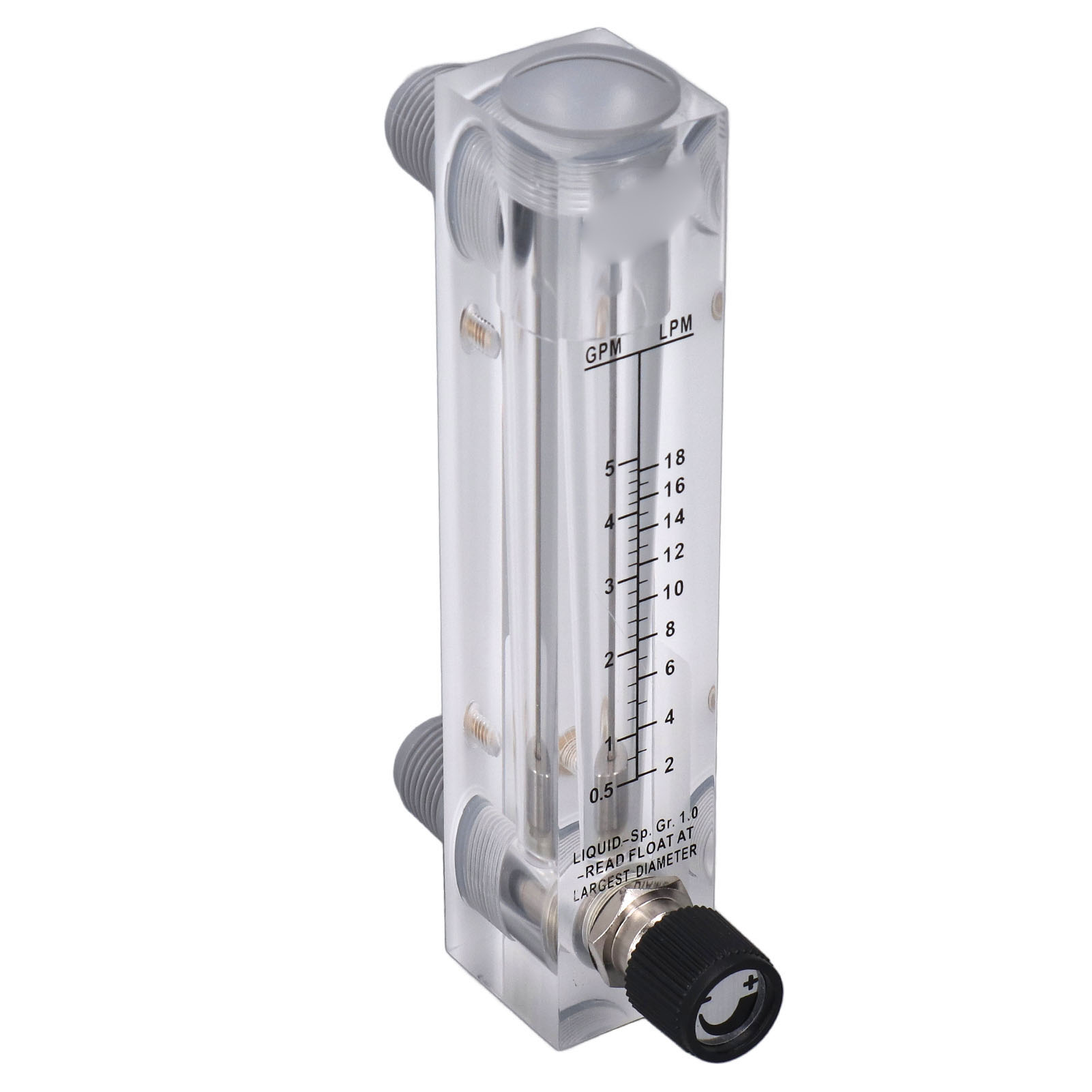 Flüssigkeitsdurchflussmesser, Plattenbauweise, Transparentes Acrylglas, Einstellbarer Flüssigkeitsdurchflussmesser Für Industrie Und Landwirtschaft