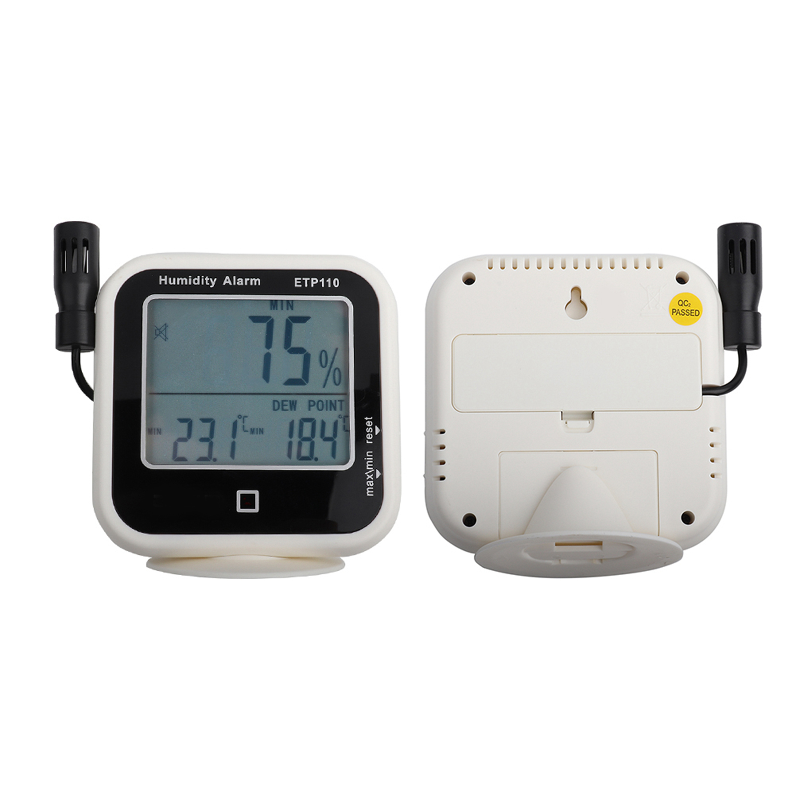 Digitales Thermo-hygrometer Etp110 Zur Messung Von Luftfeuchtigkeit Und Taupunkt Für Den Heim- Und Laborgebrauch