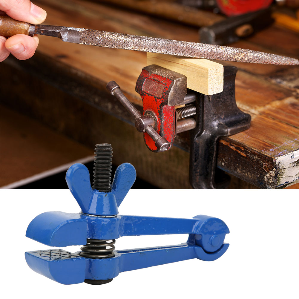 Mini-handschraubstock, Stahl, Blau Lackiert, Mehrzweckzange, Kleines Werkzeug, Zubehör (25 Mm)
