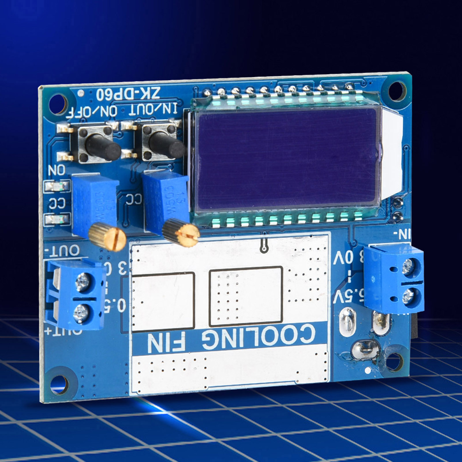 5,5–30 V Auf 0,5–30 V Dc Einstellbares Netzteilmodul Mit Lcd-anzeige