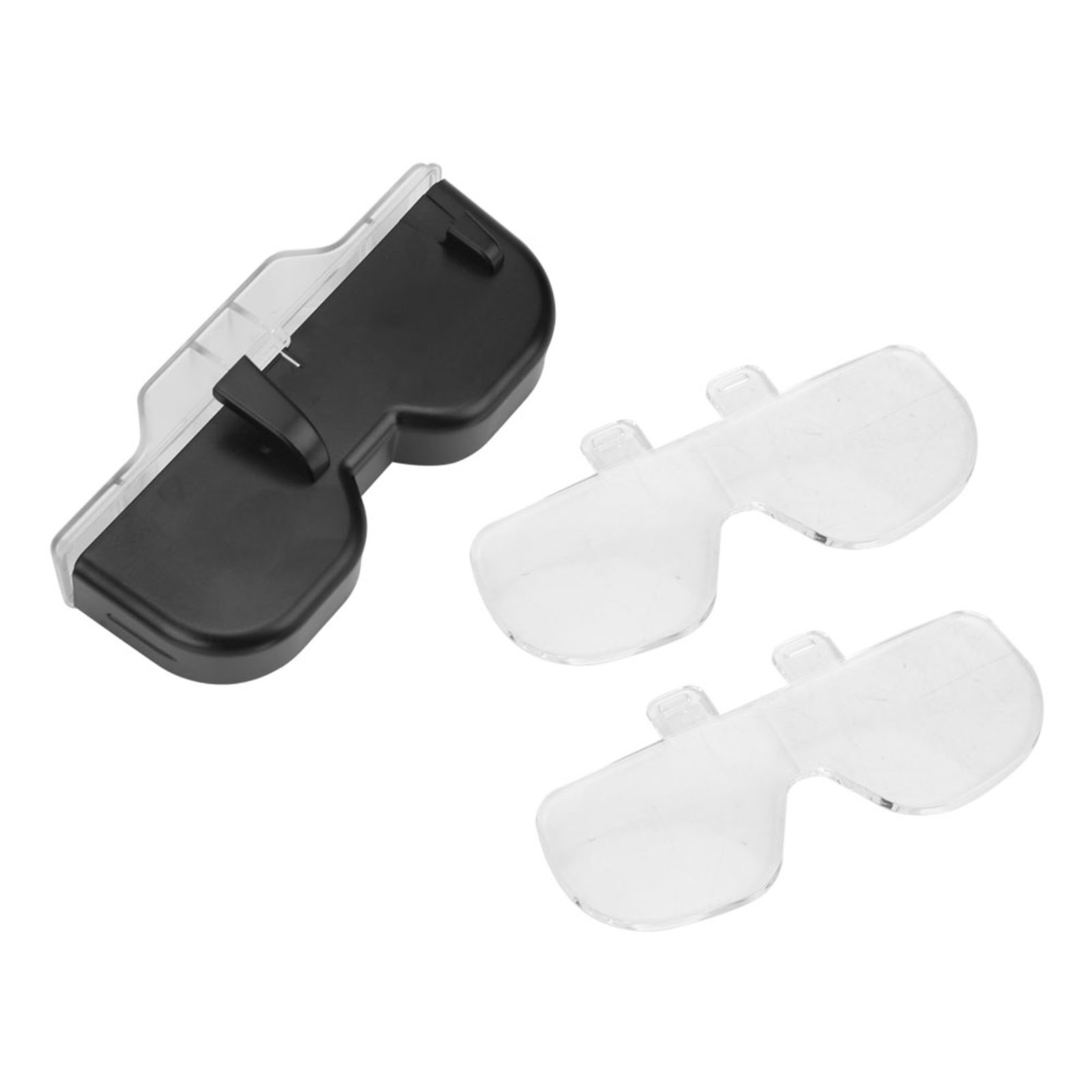 Professionelle, Wiederaufladbare 4,5-fache Led-kopflupe Mit Led-beleuchtung Zum Lesen Und Korrigieren