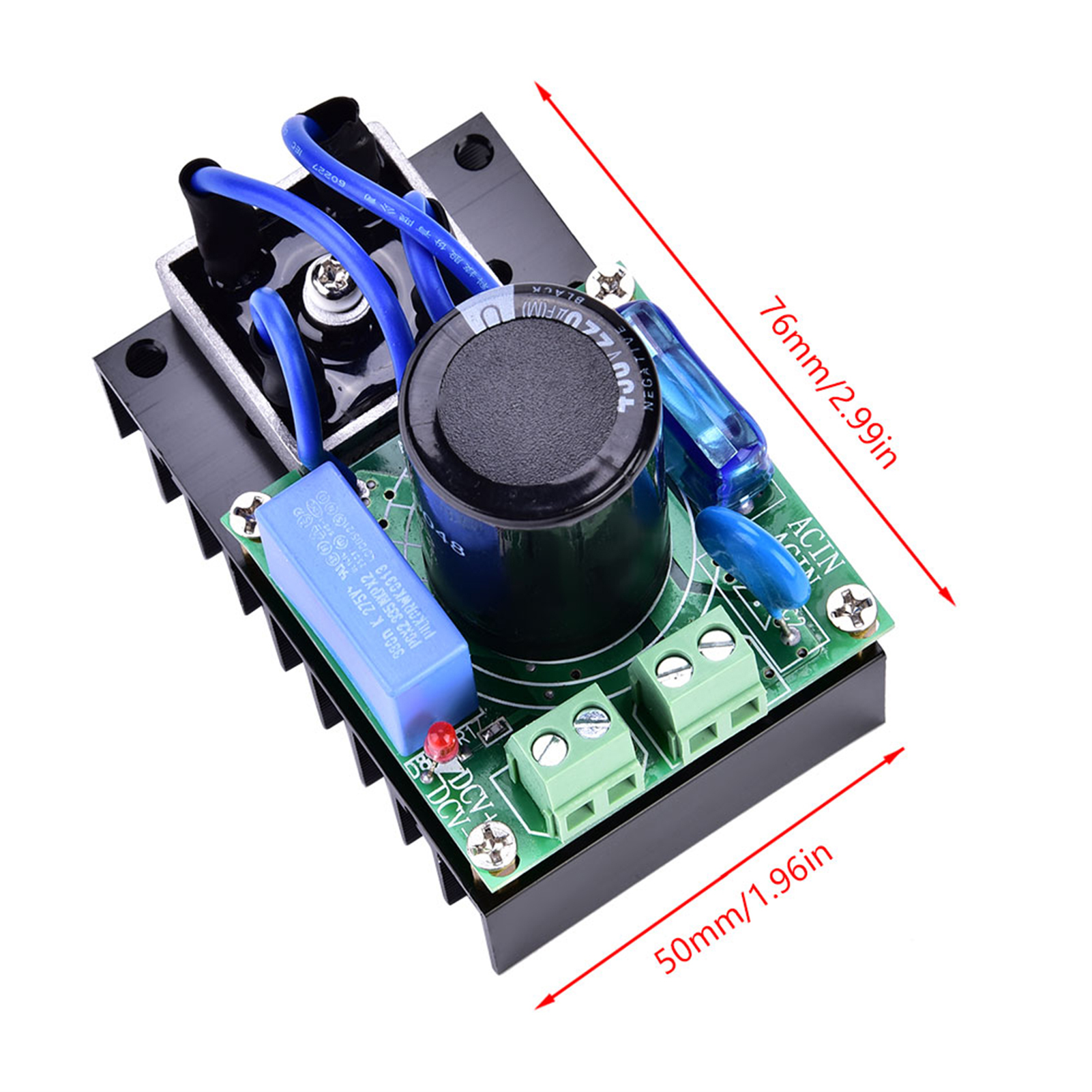 1 Stück 0-220vac - 0-311vdc Universal-mehrfachschutz-gleichrichterplatinenmodul