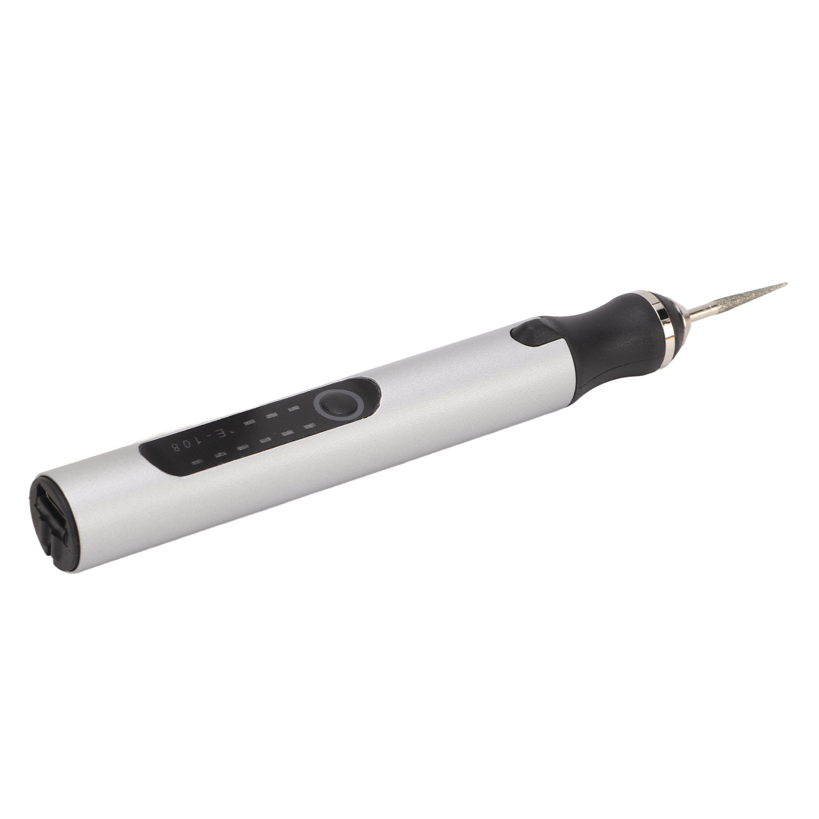 Elektrischer Gravierstift Aus Aluminiumlegierung, Silberfarben, Mini-mikrogravierstift Mit Intelligentem Überlastungsschutz
