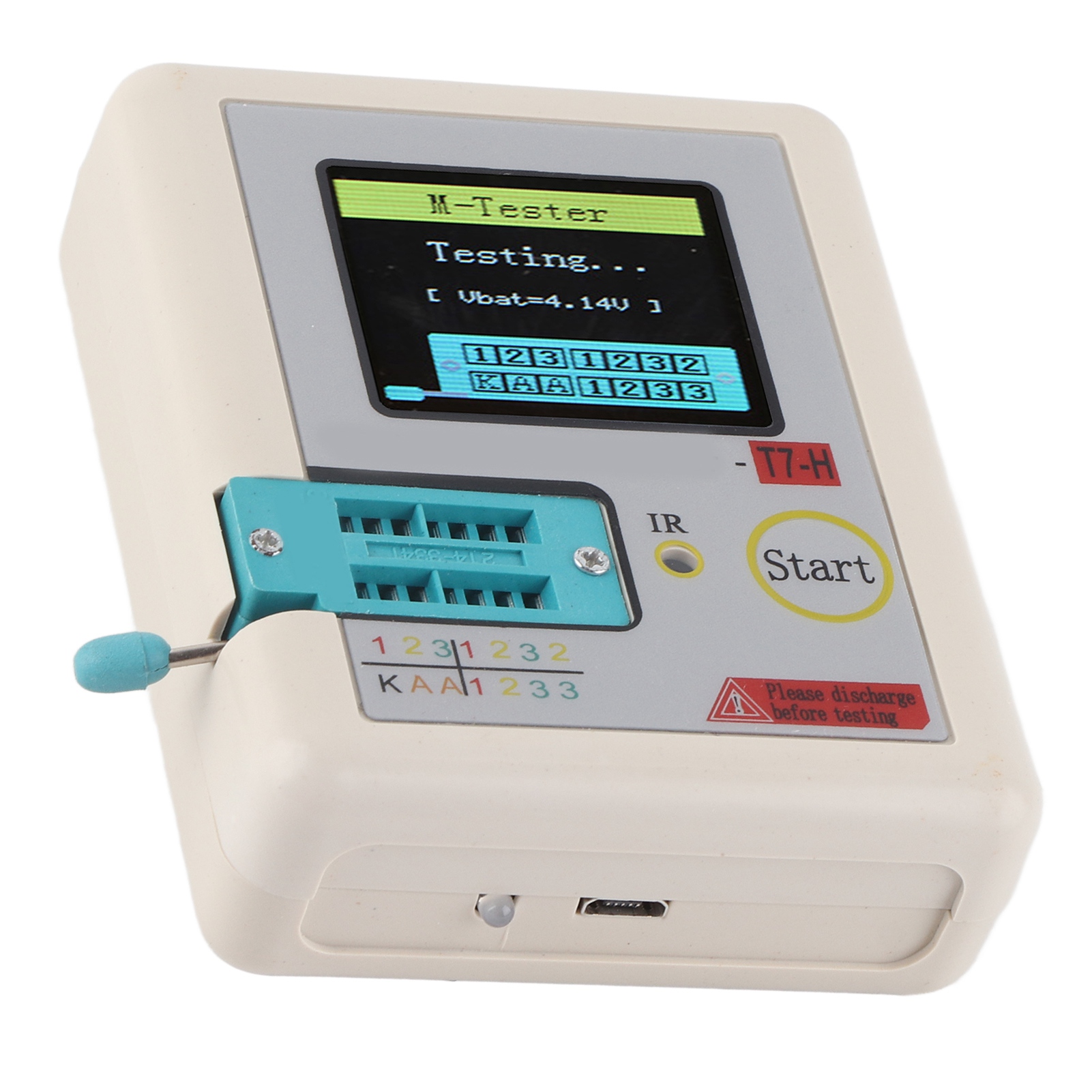 Lcr T7h Tft-transistortester Mit Grafikdisplay Und Multifunktionstest