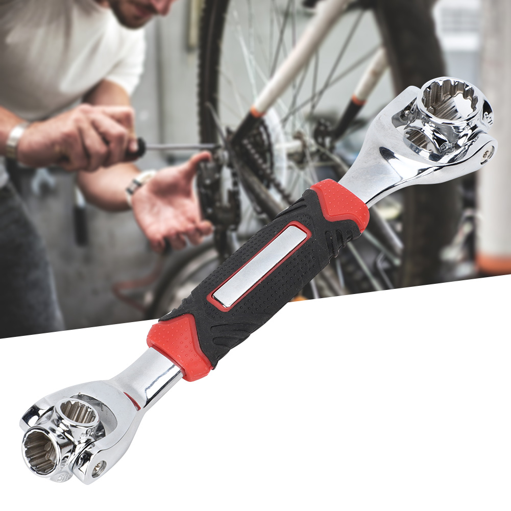48-in-1 Universal-schraubenschlüssel, 360° Drehbar, Doppelseitiger Steckschlüssel, Werkzeug Für Kfz- Und Heimwerkerreparaturen