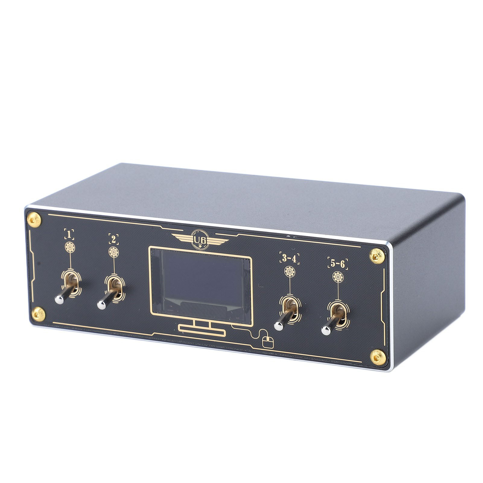 Oled-leistungsmesser Mit Automatischer Abschaltfunktion, 6-kanal-usb-schalter, Dc 5v 1-5a Typ C