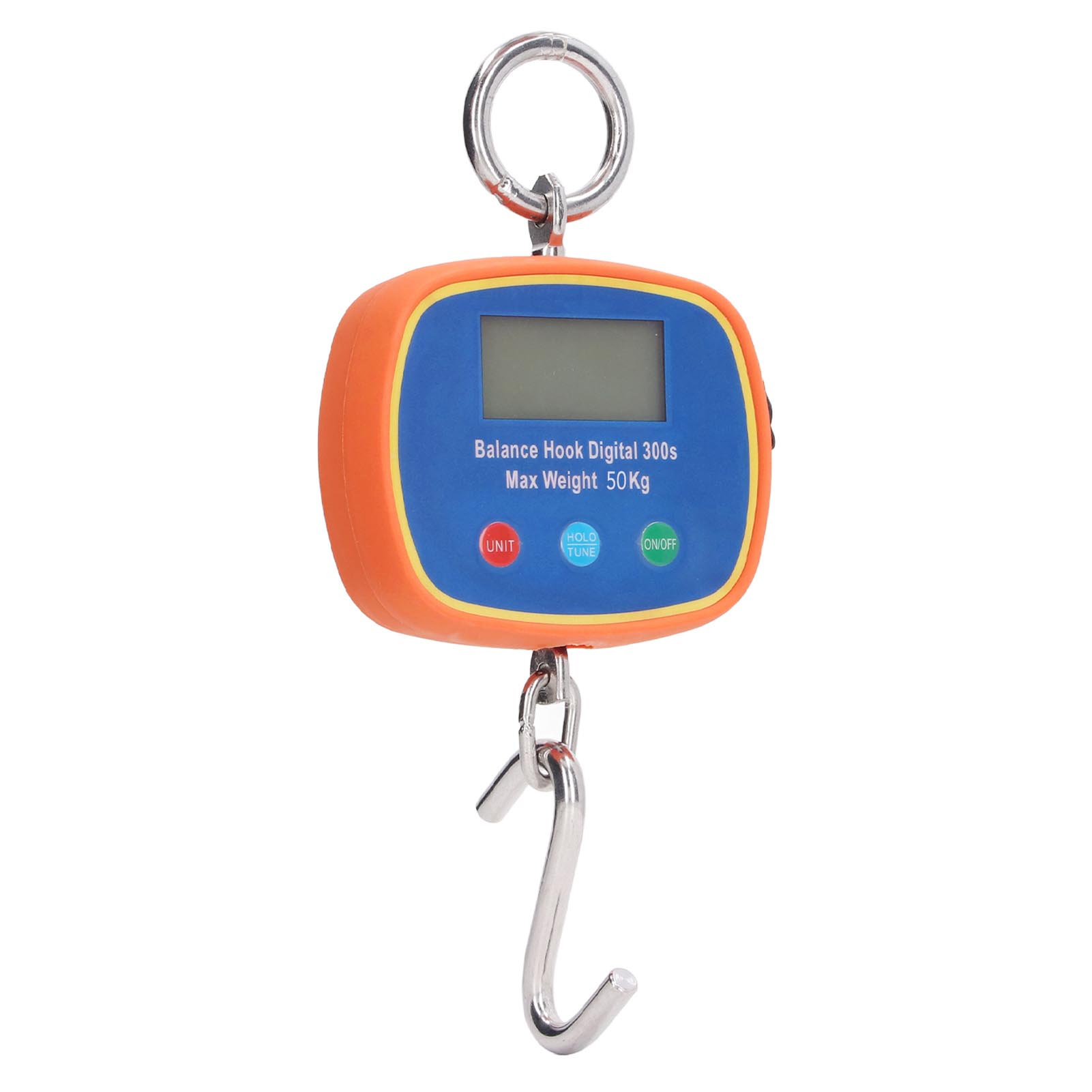 Elektronische Hakenwaage Mit Doppelseitigem Lcd-display, Tragbar, Für Industriekrane, 50 Kg/100 Lb, 90–240 V, Eu-stecker