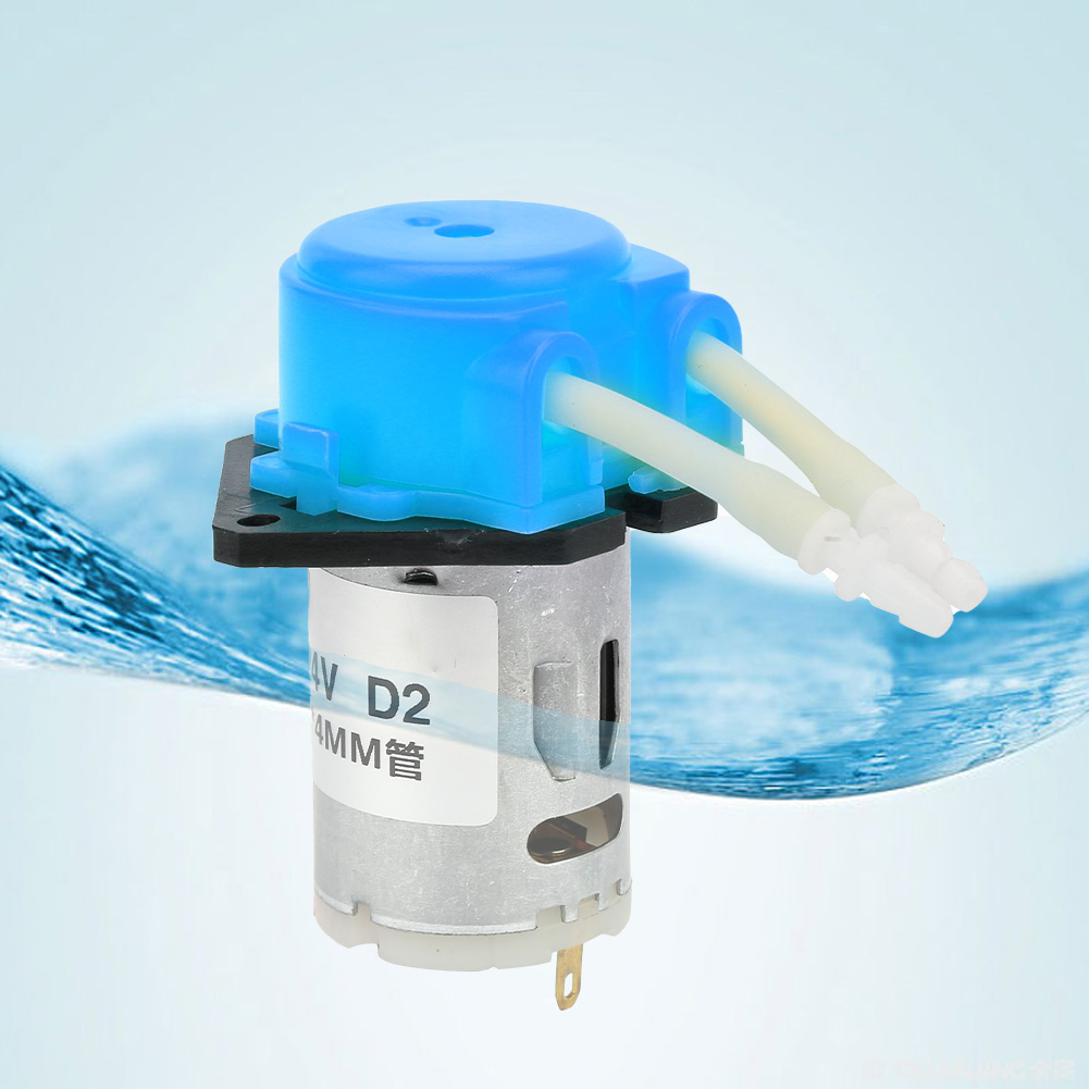 D-2 24mm Dc 24v Diy Peristaltik-flüssigkeitspumpe Dosierpumpe Für Laboranalysen (blau)