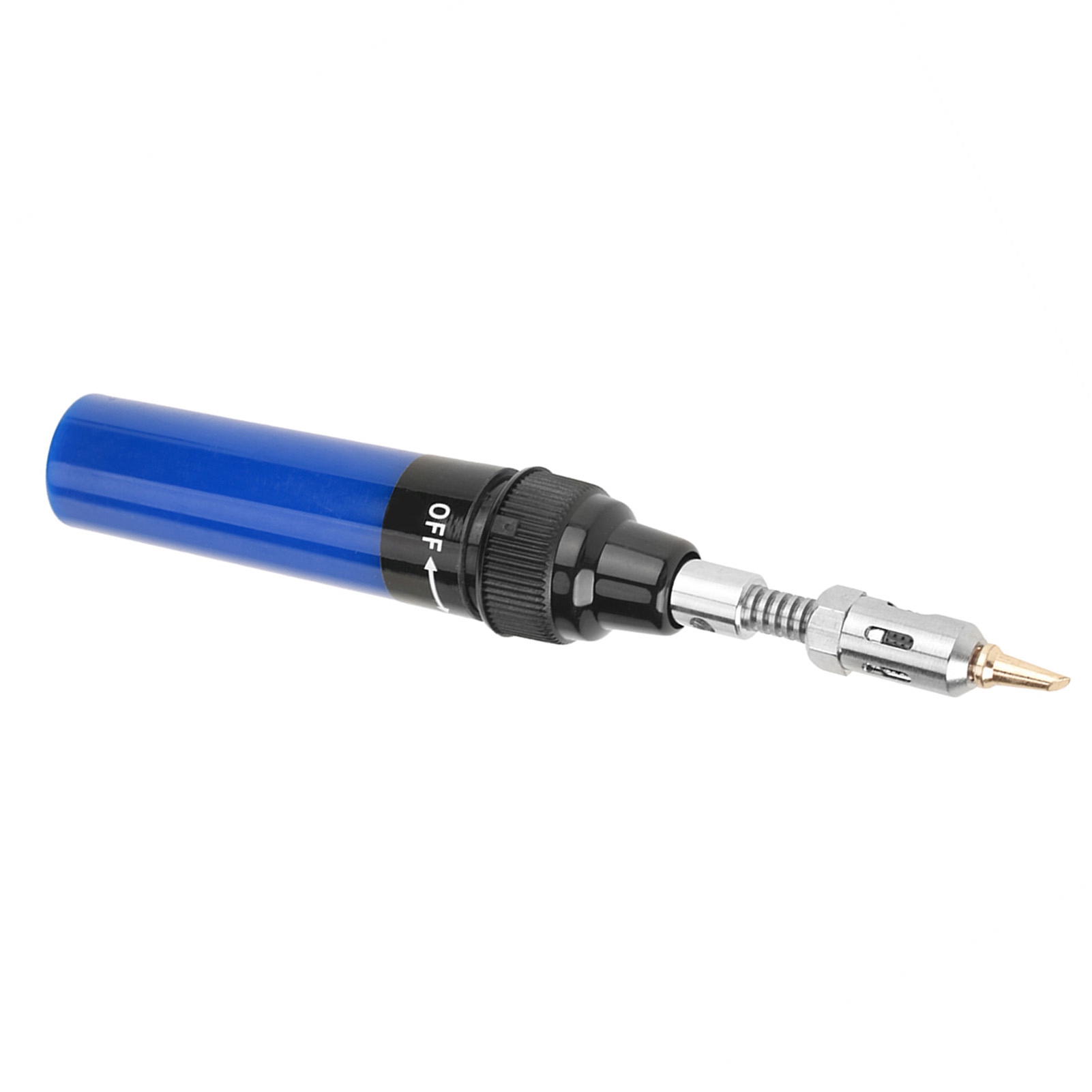 Batteriebetriebener Butan-lötbrenner, Lötpistole, Schweißstift, Werkzeug 1300℃ (blau)