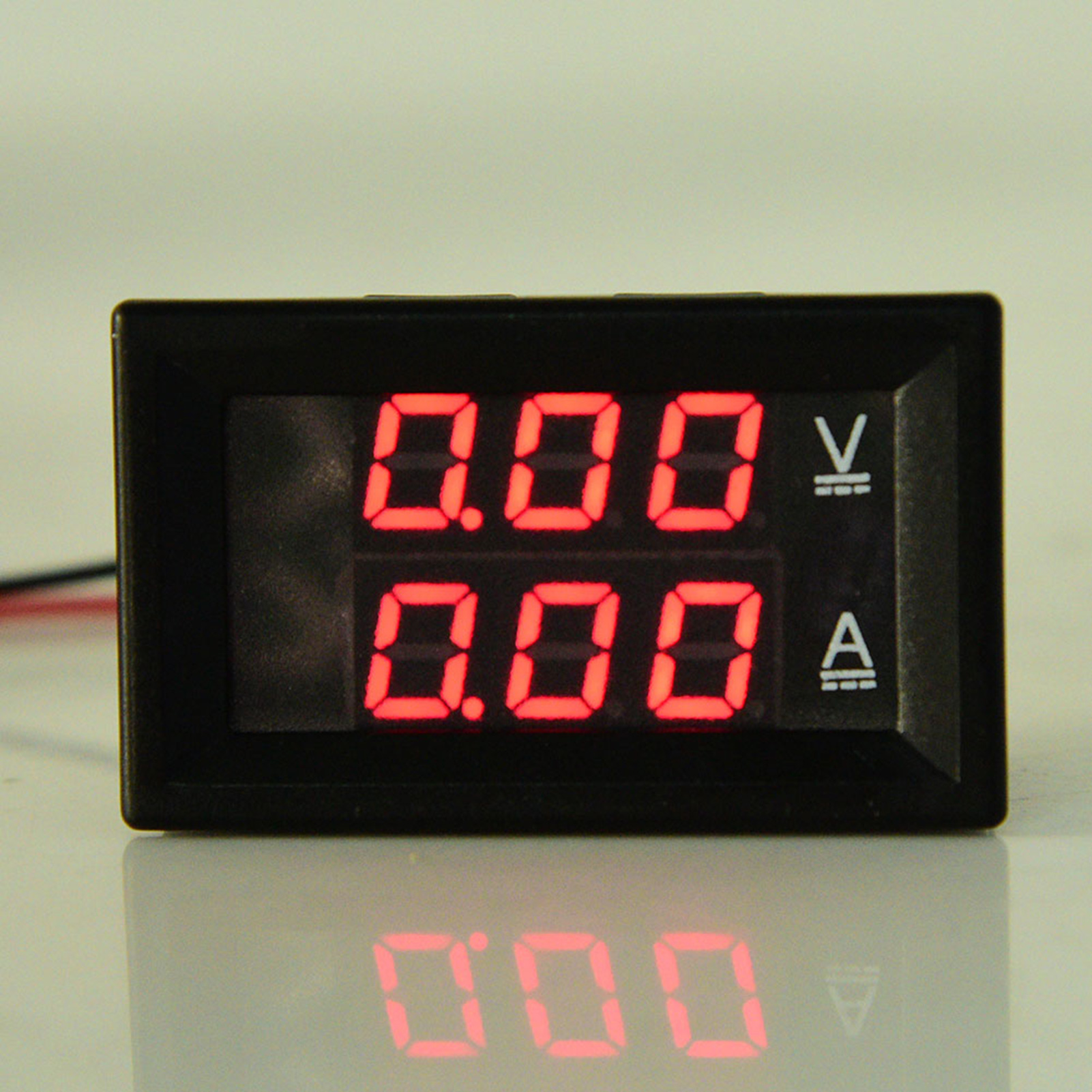 3-stellige Dc 0-100v 50a/10a Volt-amperemeter-anzeige Mit Zwei Led-anzeigen (rot Und Rot - 10a)