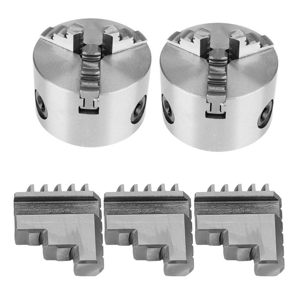 3-teiliges Set K11-80 Innenbackenfutter, Selbstzentrierende Drehbankbacken, Metallbearbeitungswerkzeug