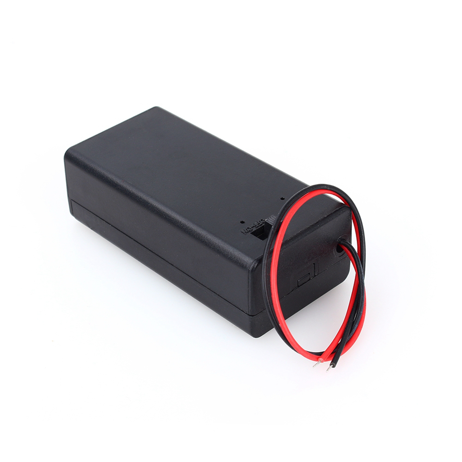 9v Pp3 Batteriehalterbox, Dc-gehäuse Mit Anschlusskabel, Netzschalter, Abdeckung, Robust