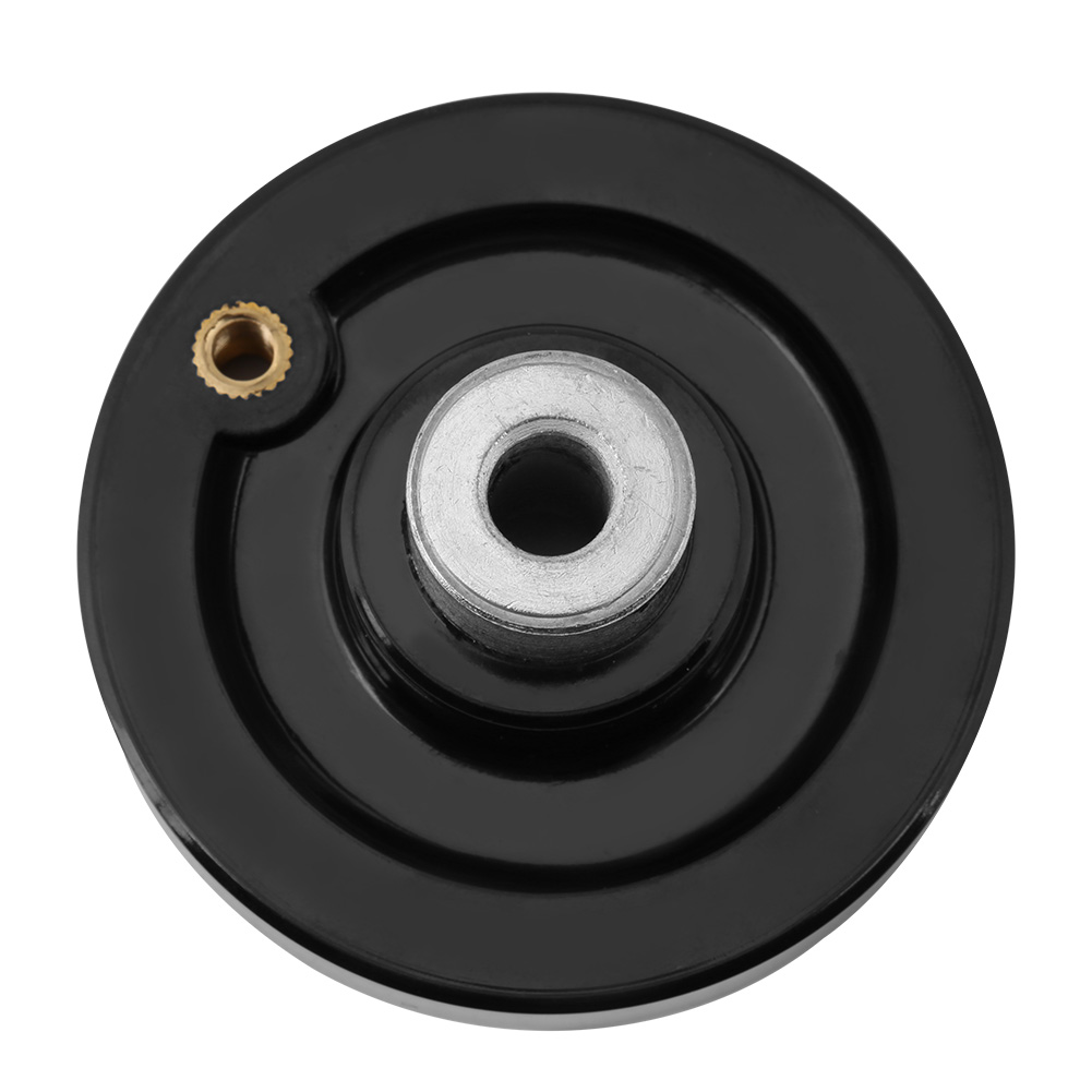 Schwarzes Hinterachs-handrad Für Dreh- Und Fräsmaschinen Mit Drehbarem Griff (8 X 63 Mm)