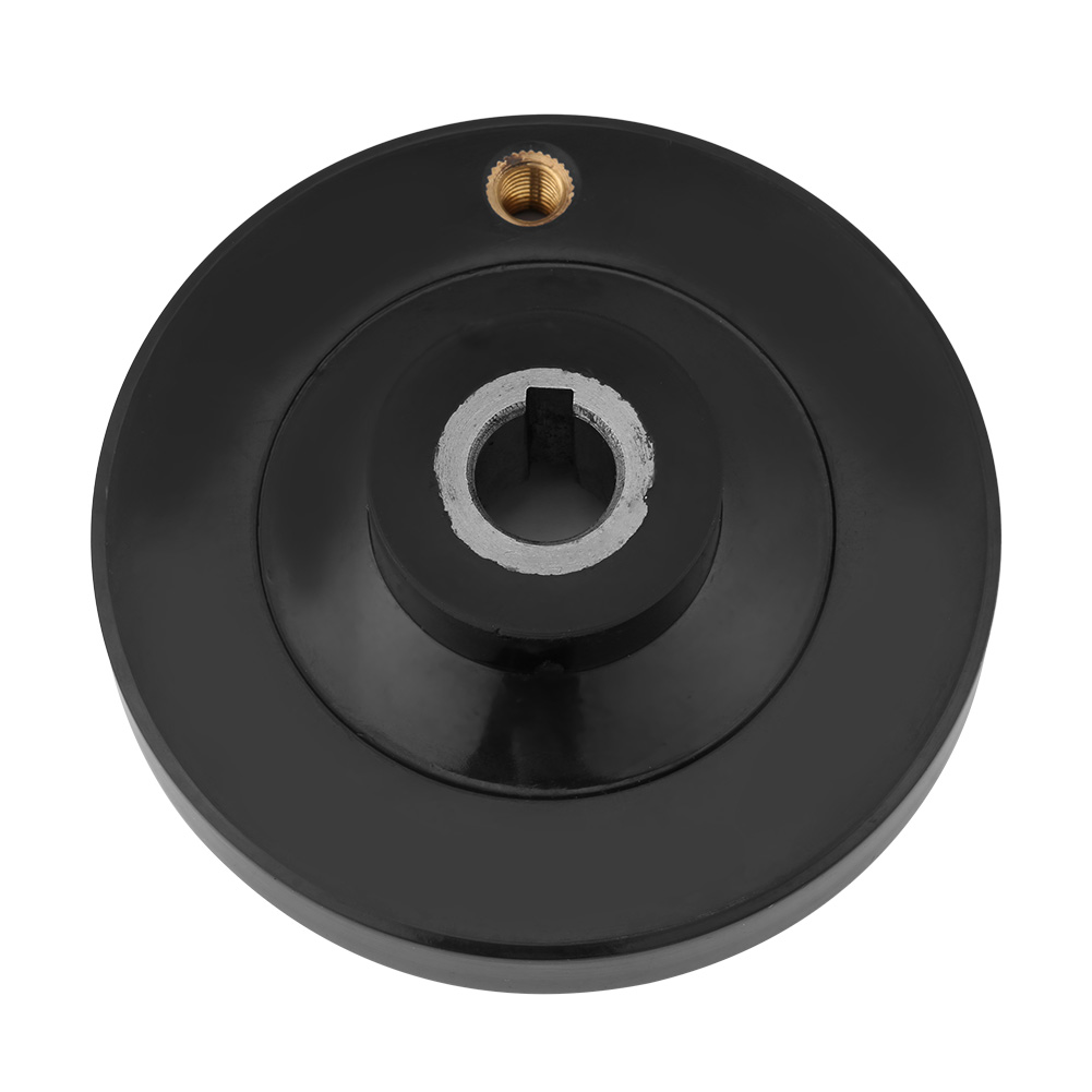 1 Schwarzes Hinterachs-handrad Für Dreh- Und Fräsmaschinen Mit Drehbarem Griff (12 X 80 Mm)