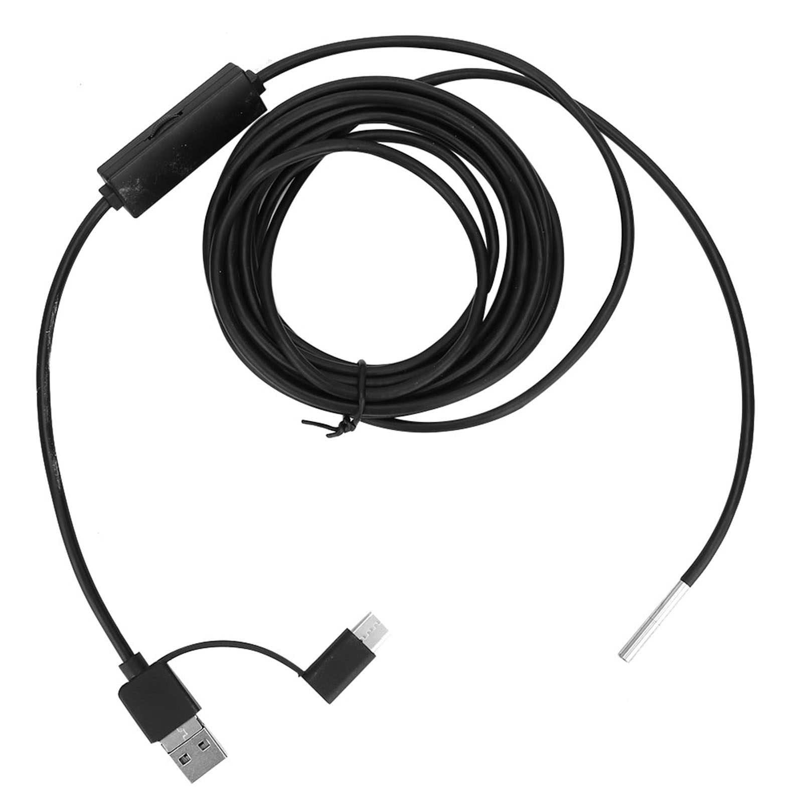 3-in-1 Endoskop Für Android-mobiltelefone Mit Typ-c-anschluss, 3,9-mm-objektiv, Hochauflösendes, Wasserdichtes Endoskop (3,5-m-kabel)
