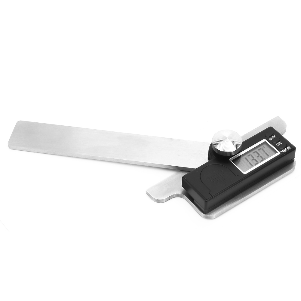 Elektronischer Winkelmesser Aus Edelstahl, 0-180°, Digitales Winkellineal, 0,01°