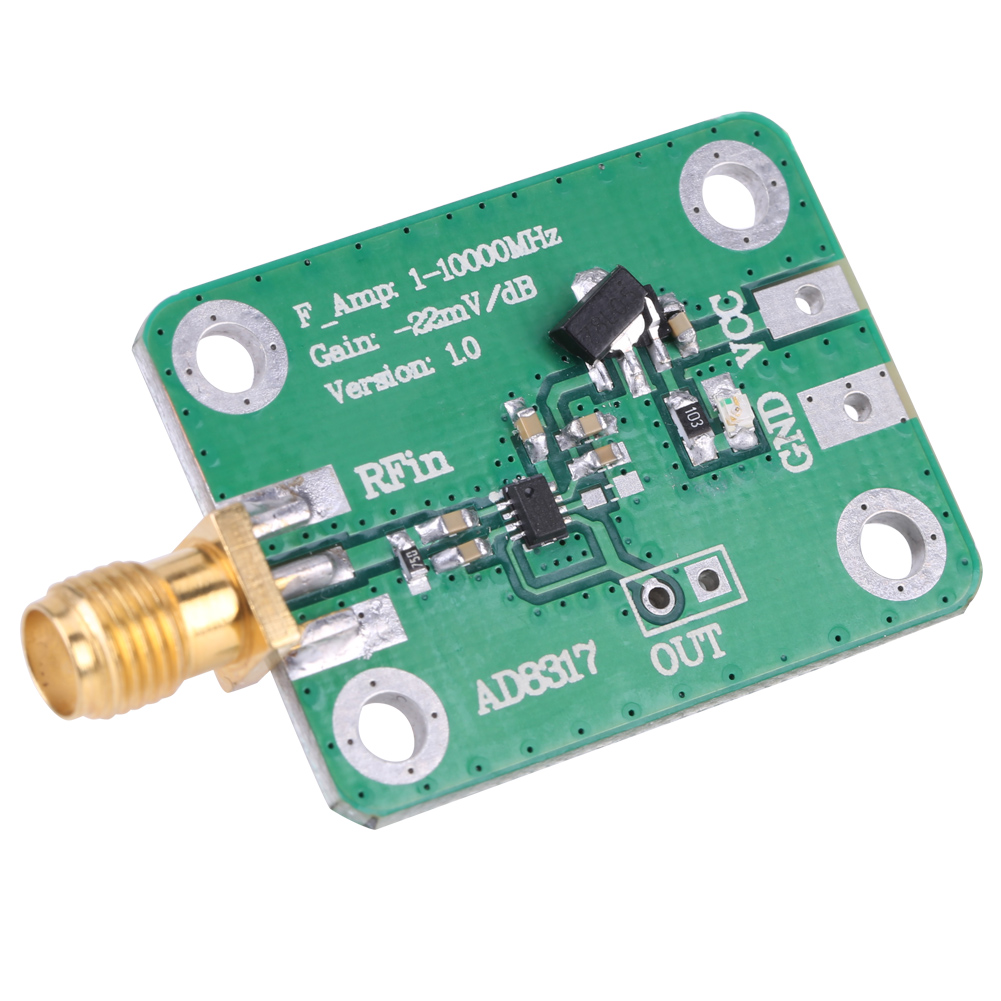 1m-10000mhz Ad8317 Hochfrequenz-logarithmusdetektor-leistungsmesser