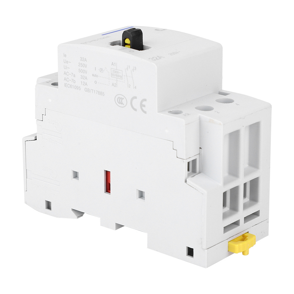 2p32a Haushalts-wechselstromschütz Mit Manueller Steuerfunktion Für Elektrische Gebäudeanlagen 230v (1no1nc)