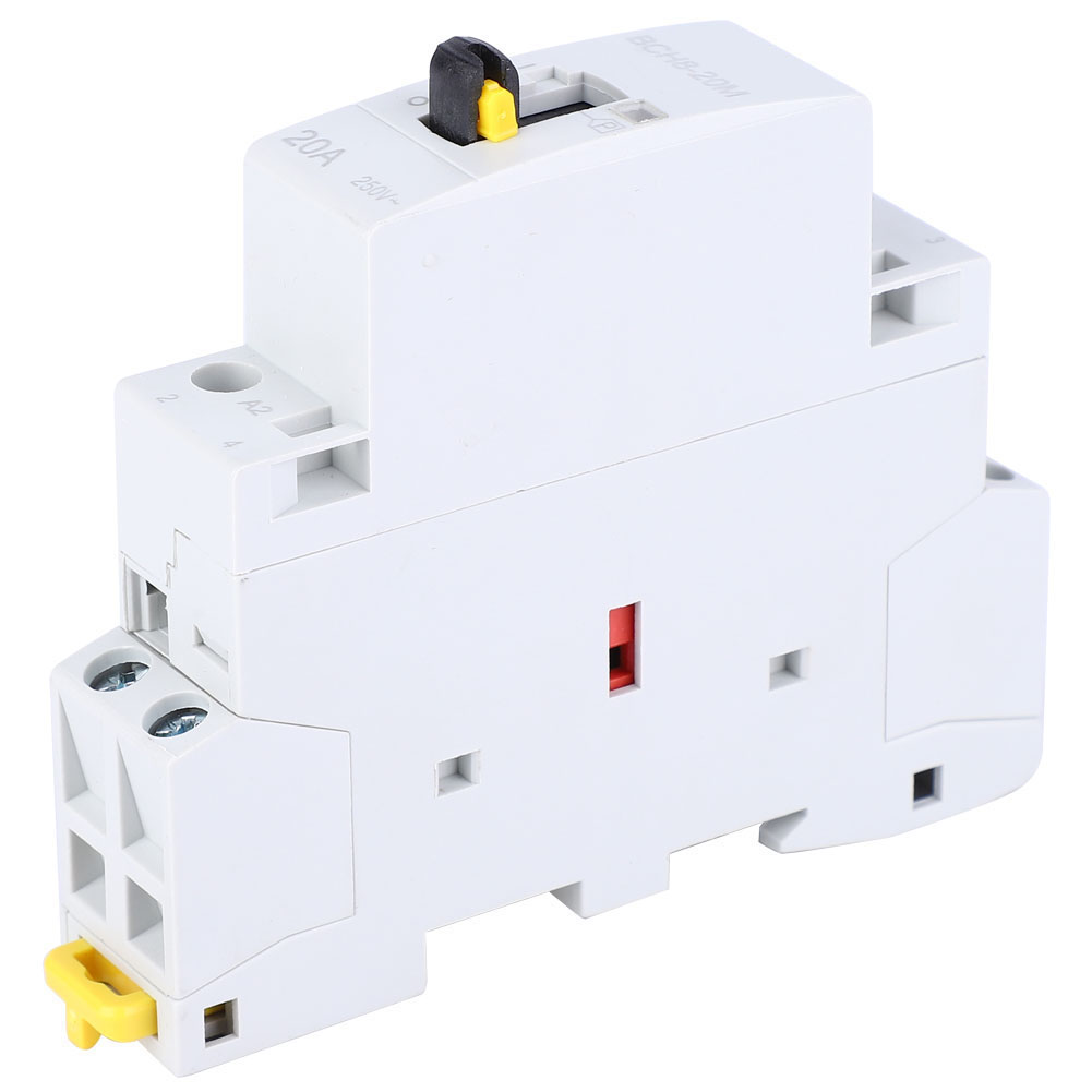 2p20a Haushalts-wechselstromschütz Mit Manueller Steuerfunktion Für Elektrische Gebäudeanlagen 230v (2nc)