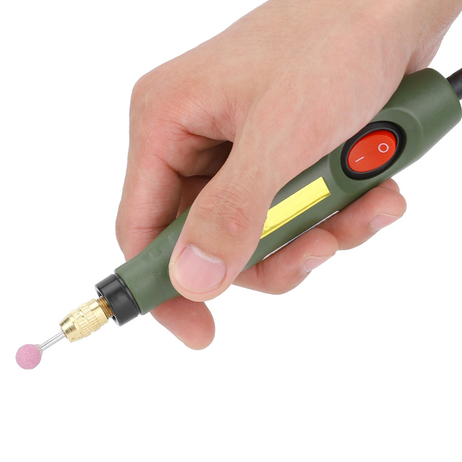 19-teiliges Elektrisches Schleiferset, Mini-handgerät Mit Einstellbarer Drehzahl, 18 W, Eu-stecker 110–240 V