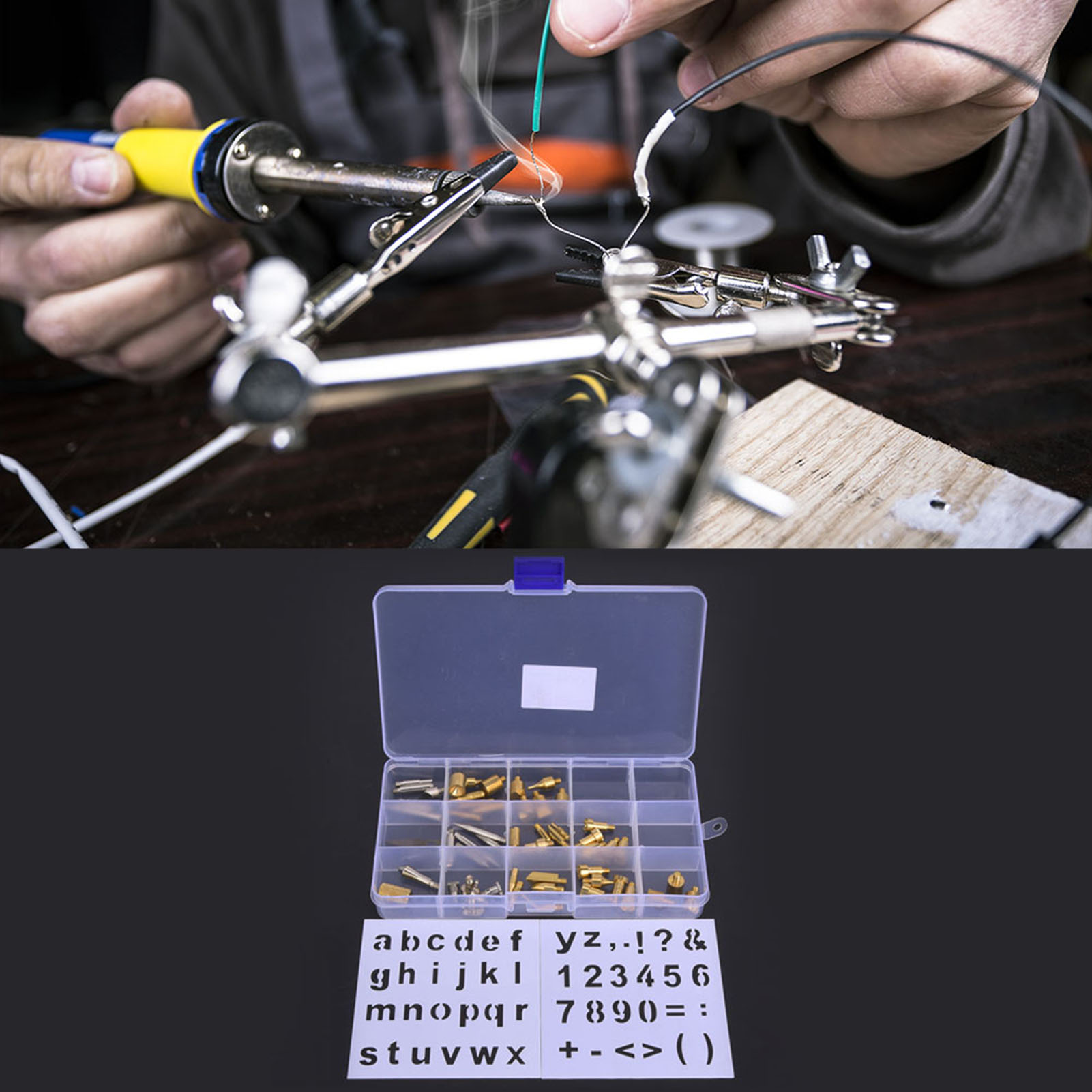56-teiliges Set Mit Brennspitzen, Löt-, Pyrographie- Und Gravierwerkzeugen