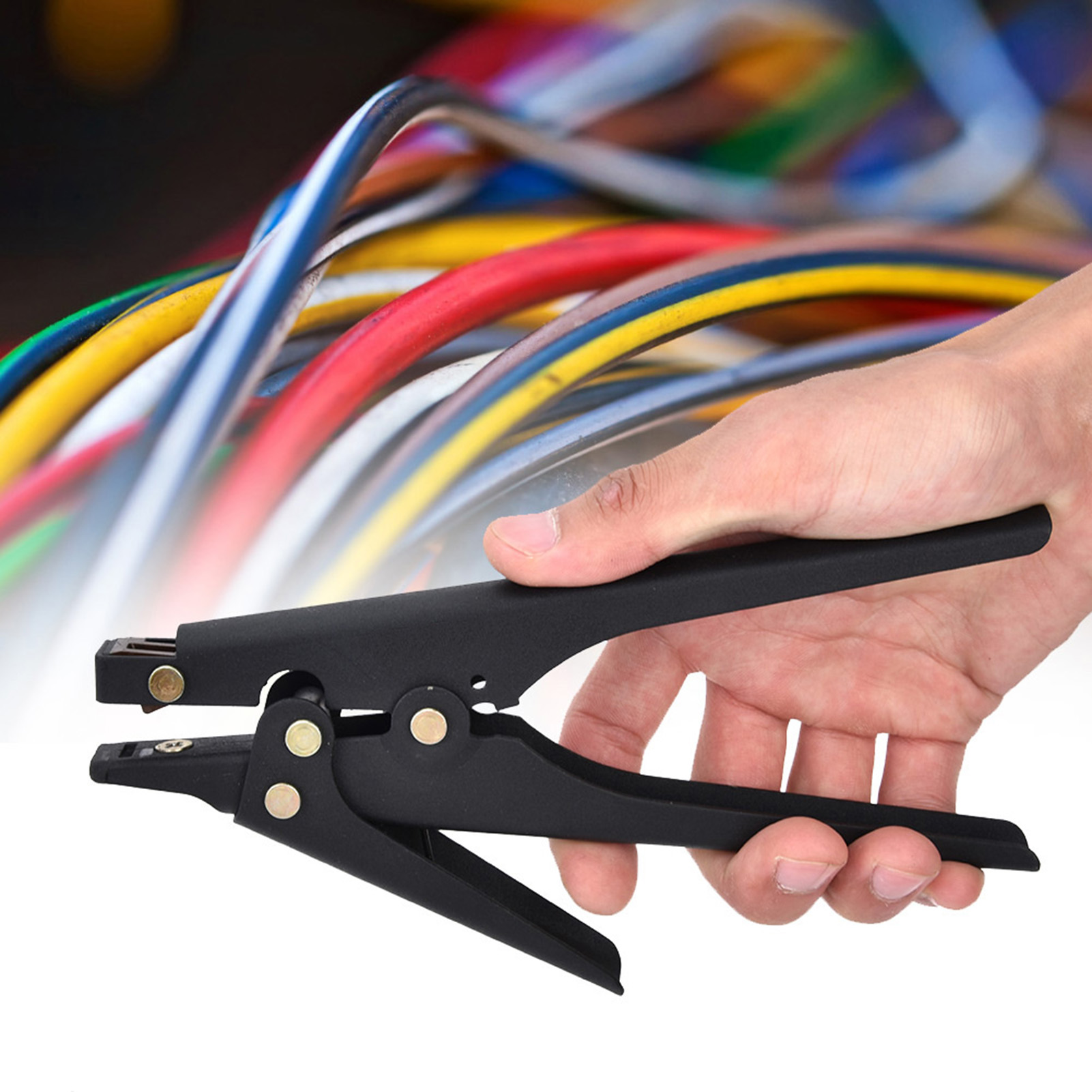Kabelbinder-spannwerkzeug 2,3–9,5 Mm, Kabelbinder-befestigungspistole Für Nylonkabel, Elektrikerwerkzeug, Befestigungselemente