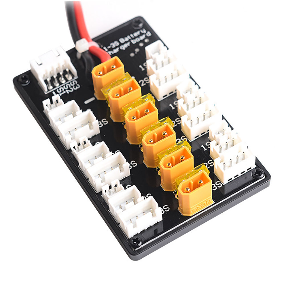Parallele Xt30-ladeplatine Für 1s-, 2s- Und 3s-lipo-akkus, Kompatibel Mit Lipo-akkus Mit Xt30- Und Jst-anschlüssen