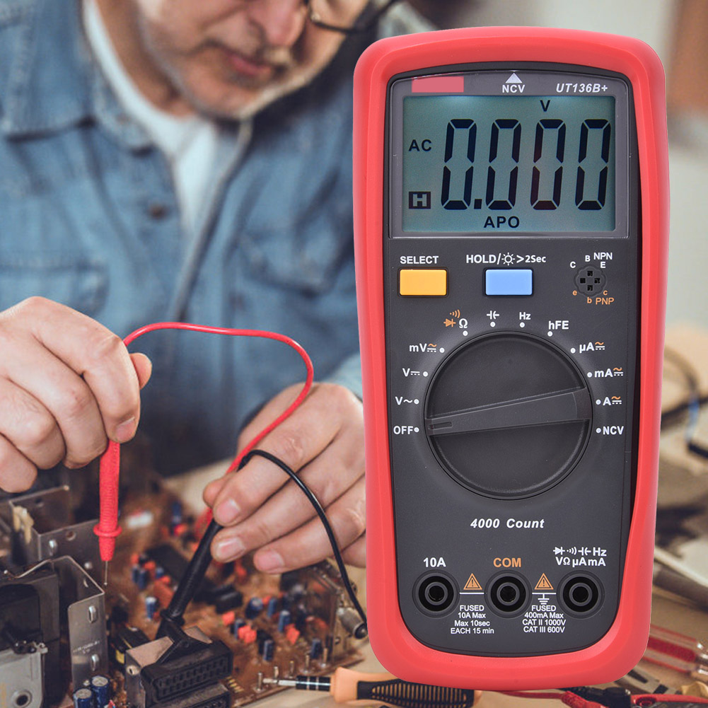 Uni T Ut136b Tragbares Digitalmultimeter Mit Automatischer Bereichswahl Für Kapazitäts- Und Widerstandsmessung