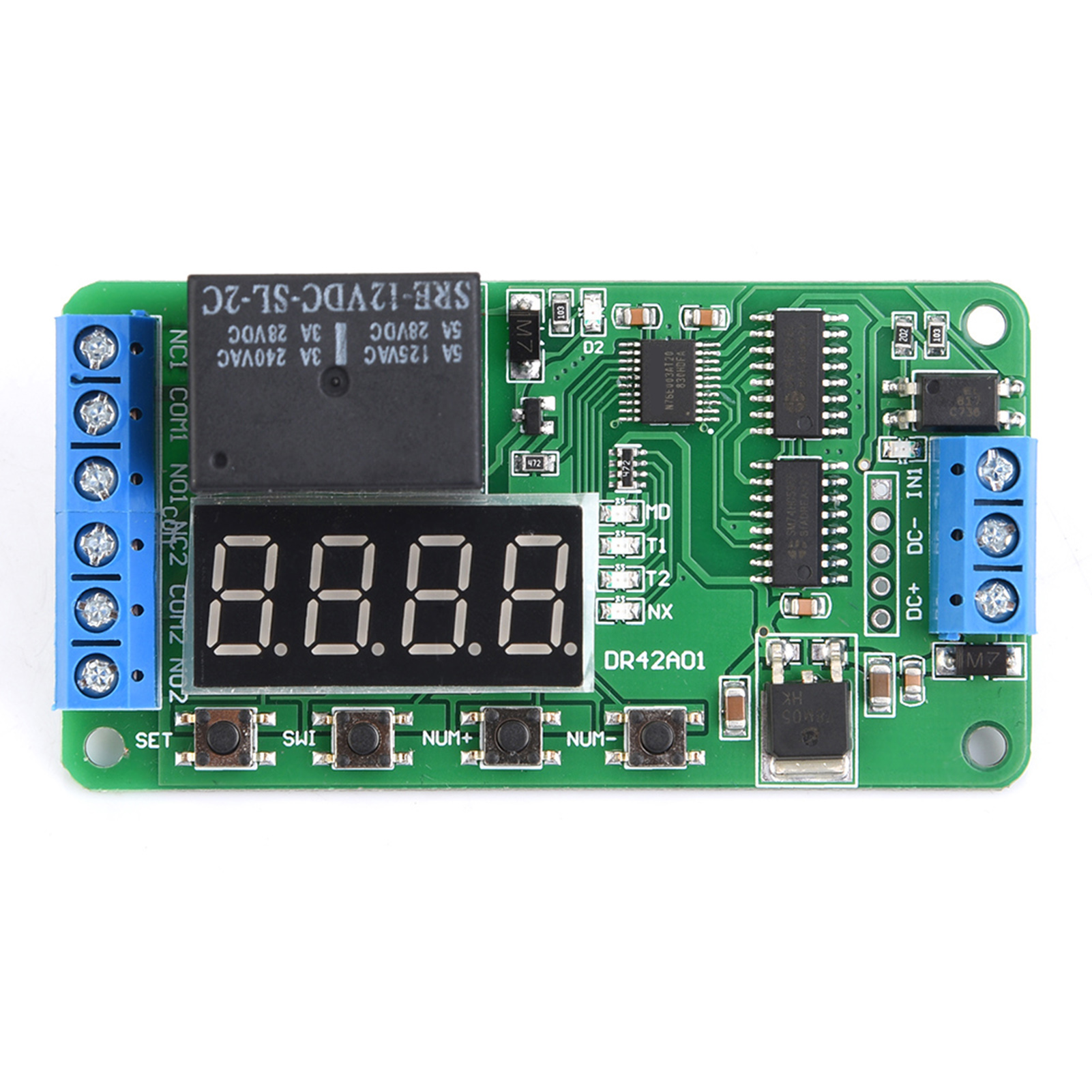 12v Zweikanal-multifunktions-dpdt-verzögerungsrelais-timer Dr42a01